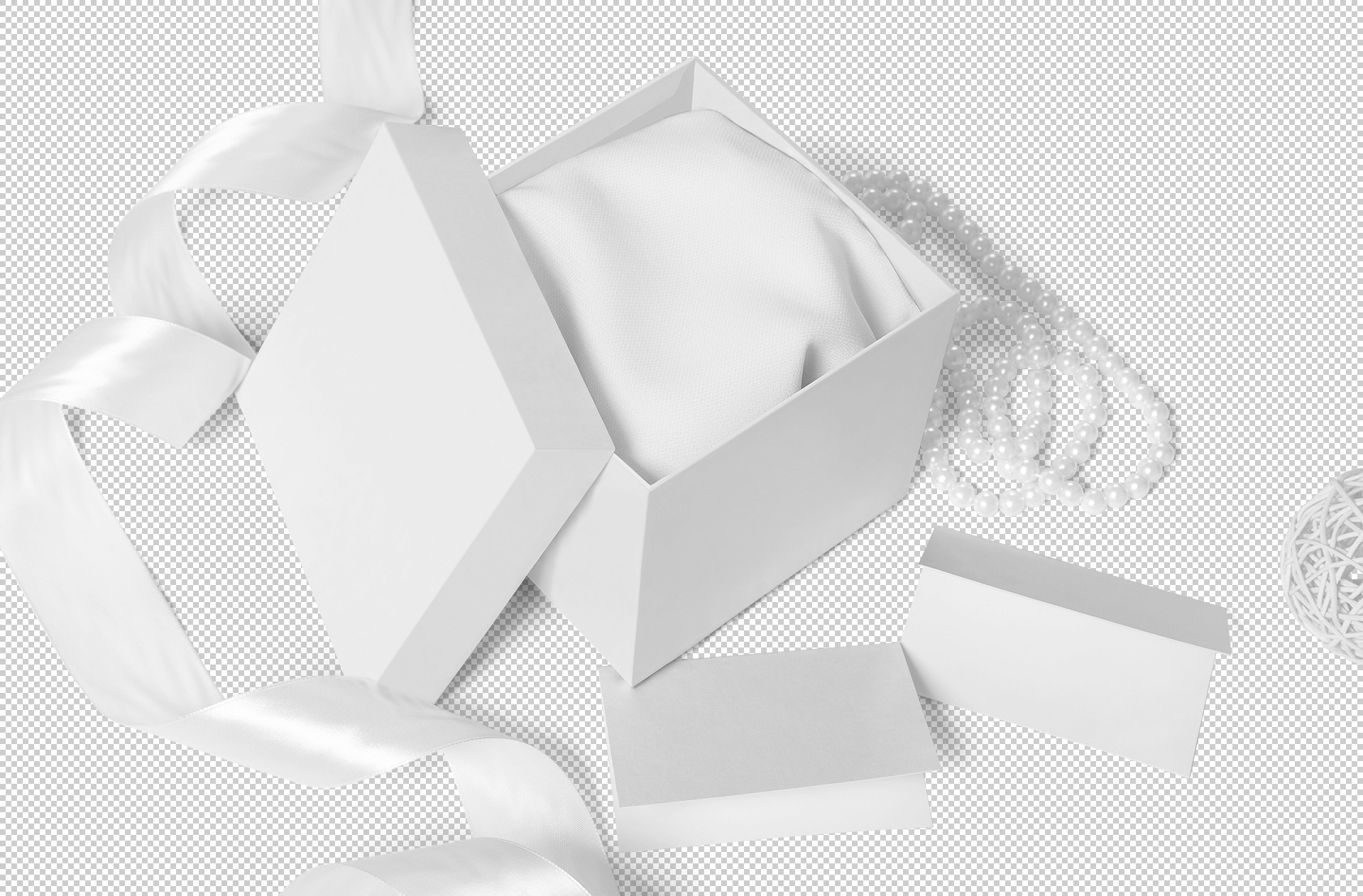birthday gift box mockup