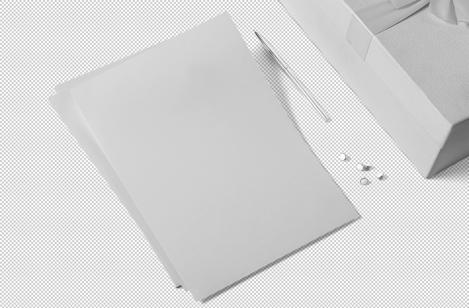 A4 paper mock-up