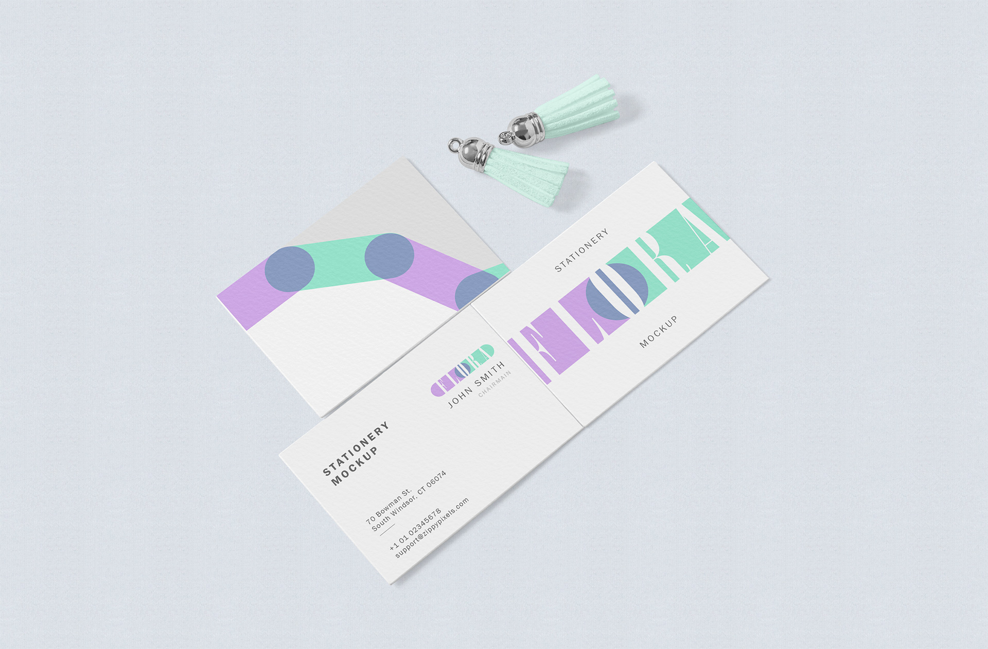 Modern Business Card and Stationery Mockup
