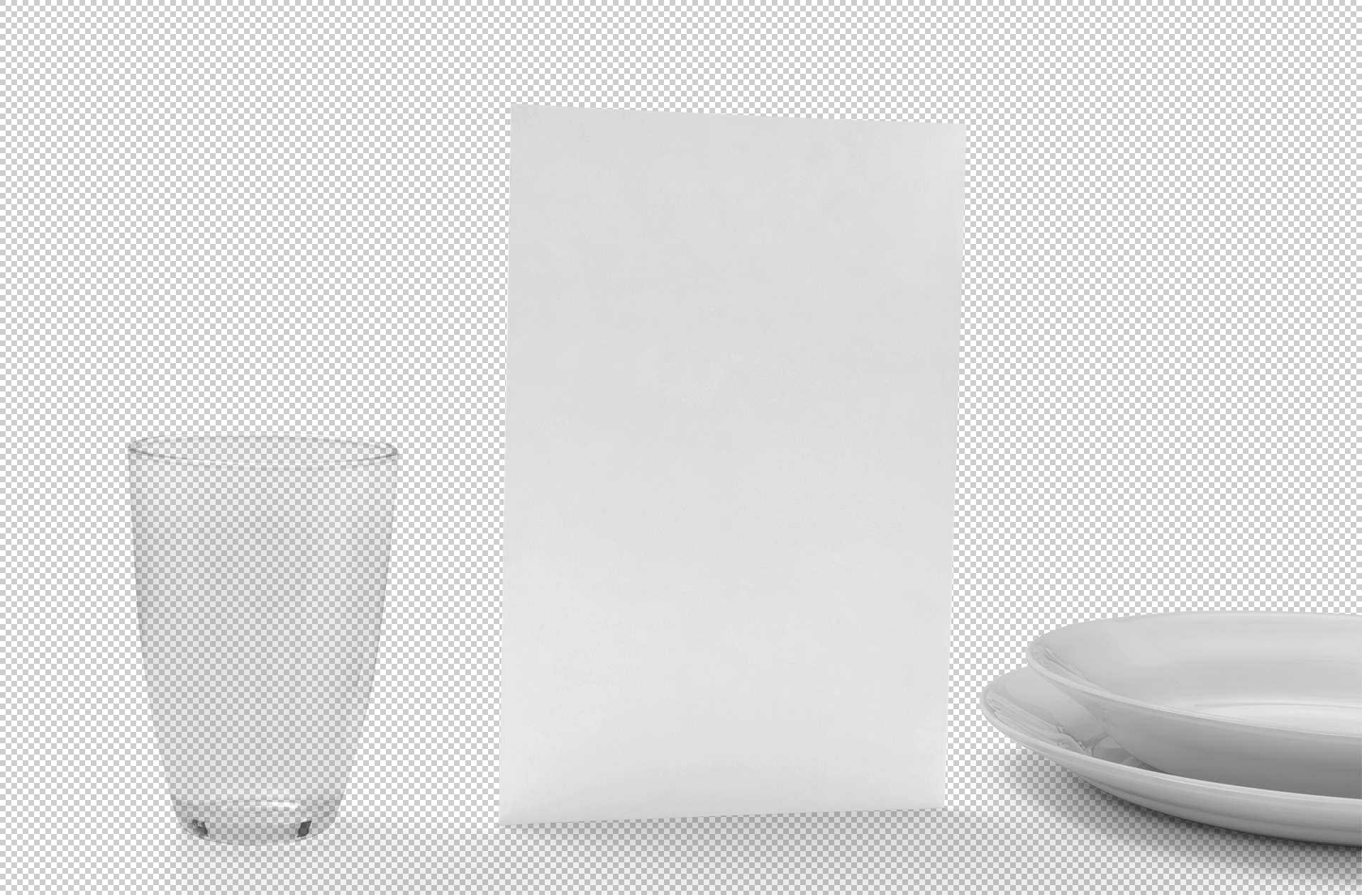 clean and sophisticated restaurant menu