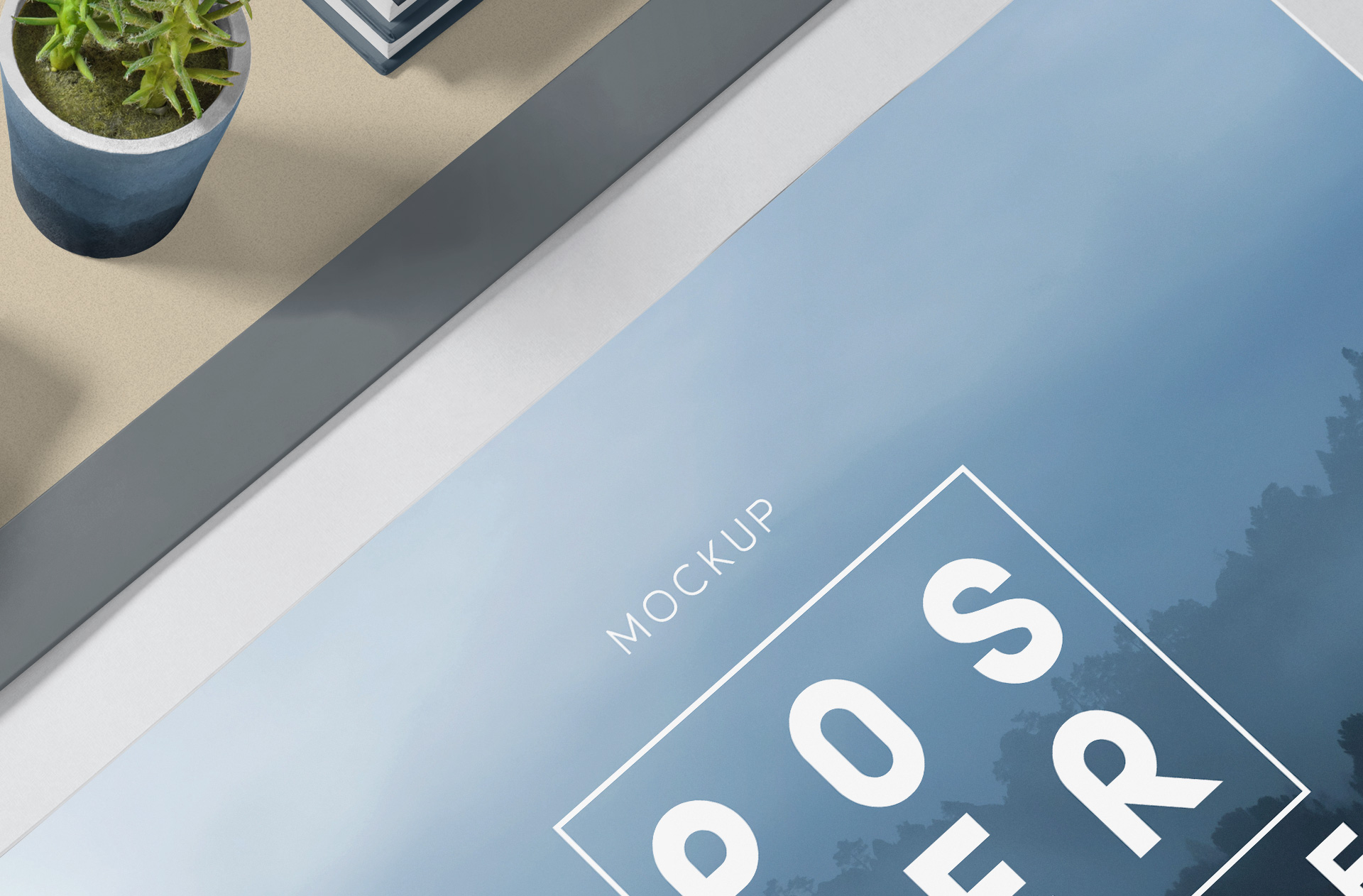 advertising frame mockup