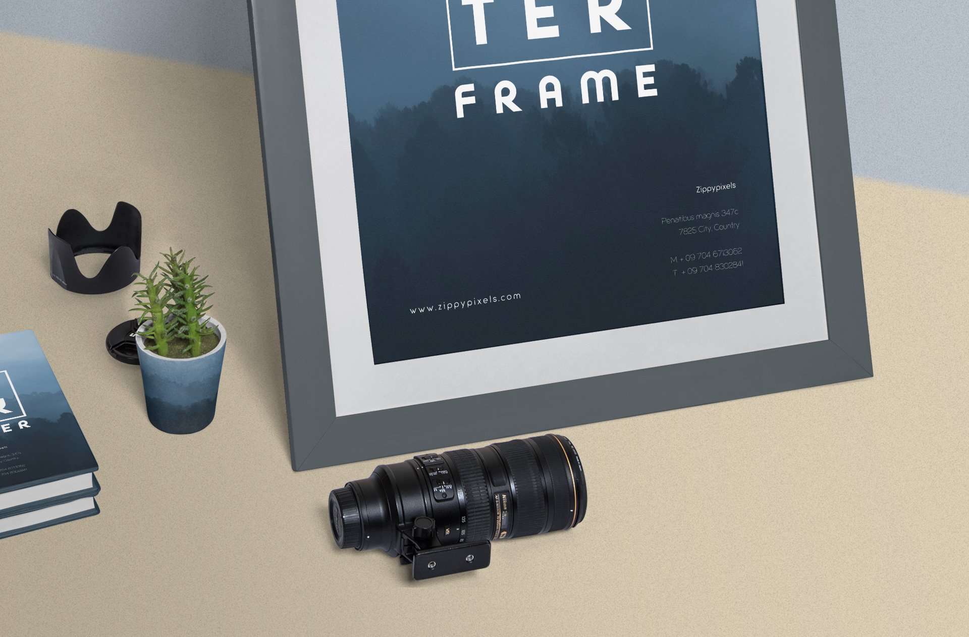 contemporary wall frame template
