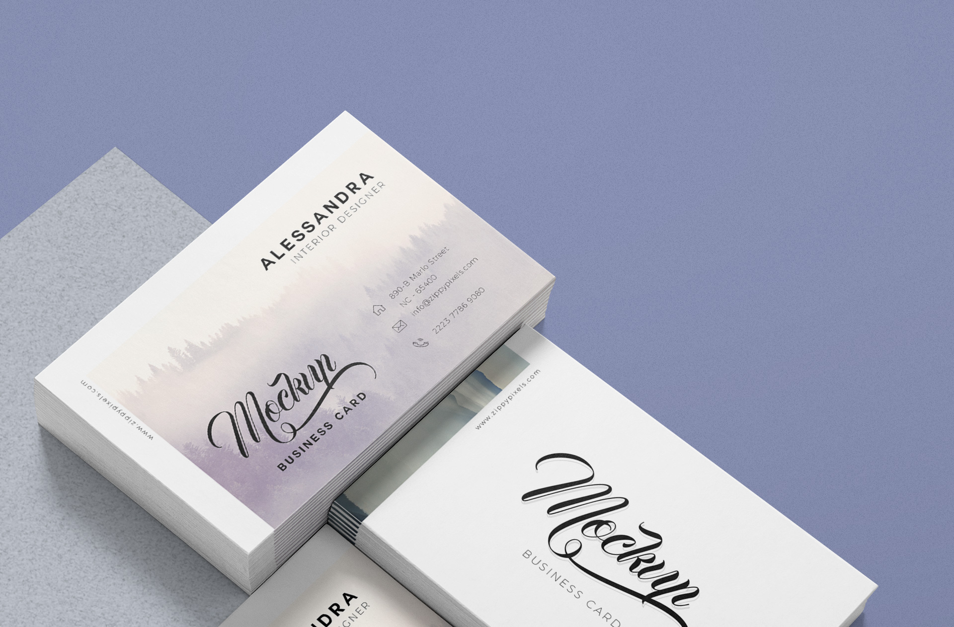 business card mock-up