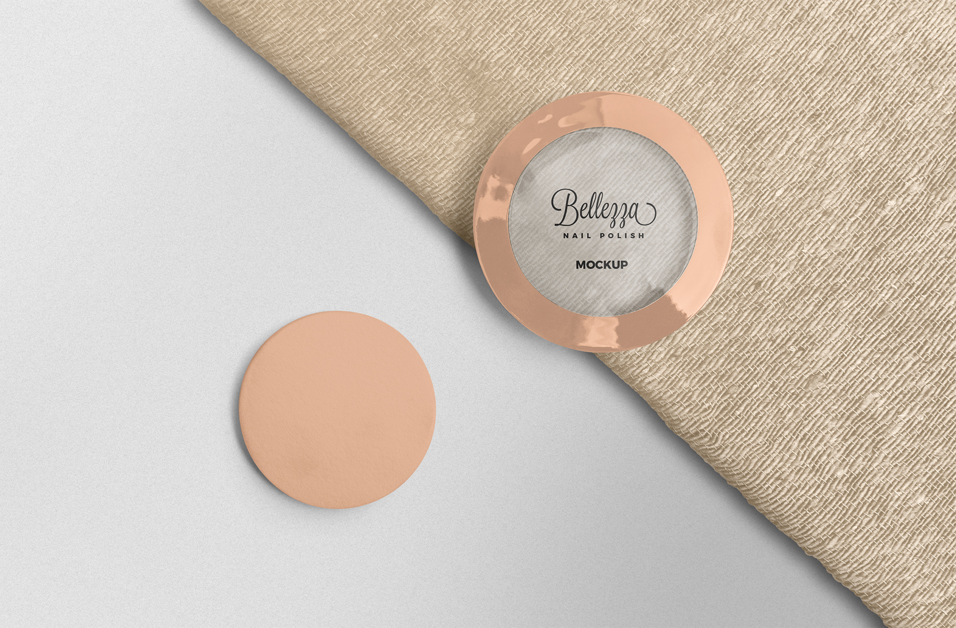 Elegant Compact Powder Mockup – Realistic Display