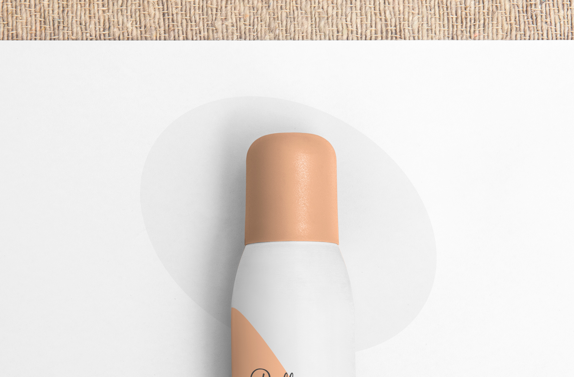 cosmetic bottle mock-up