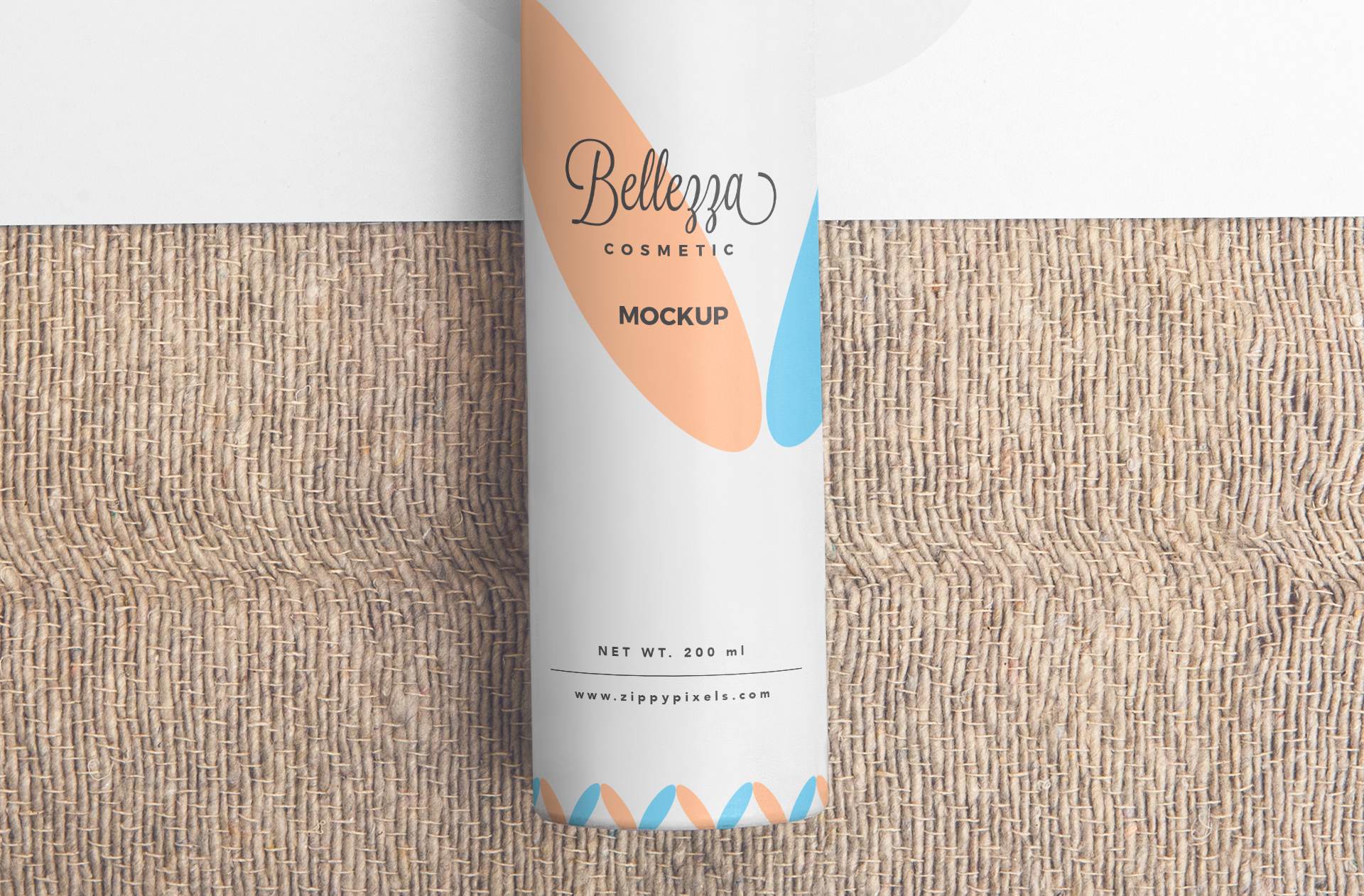 cosmetic bottle mock-up