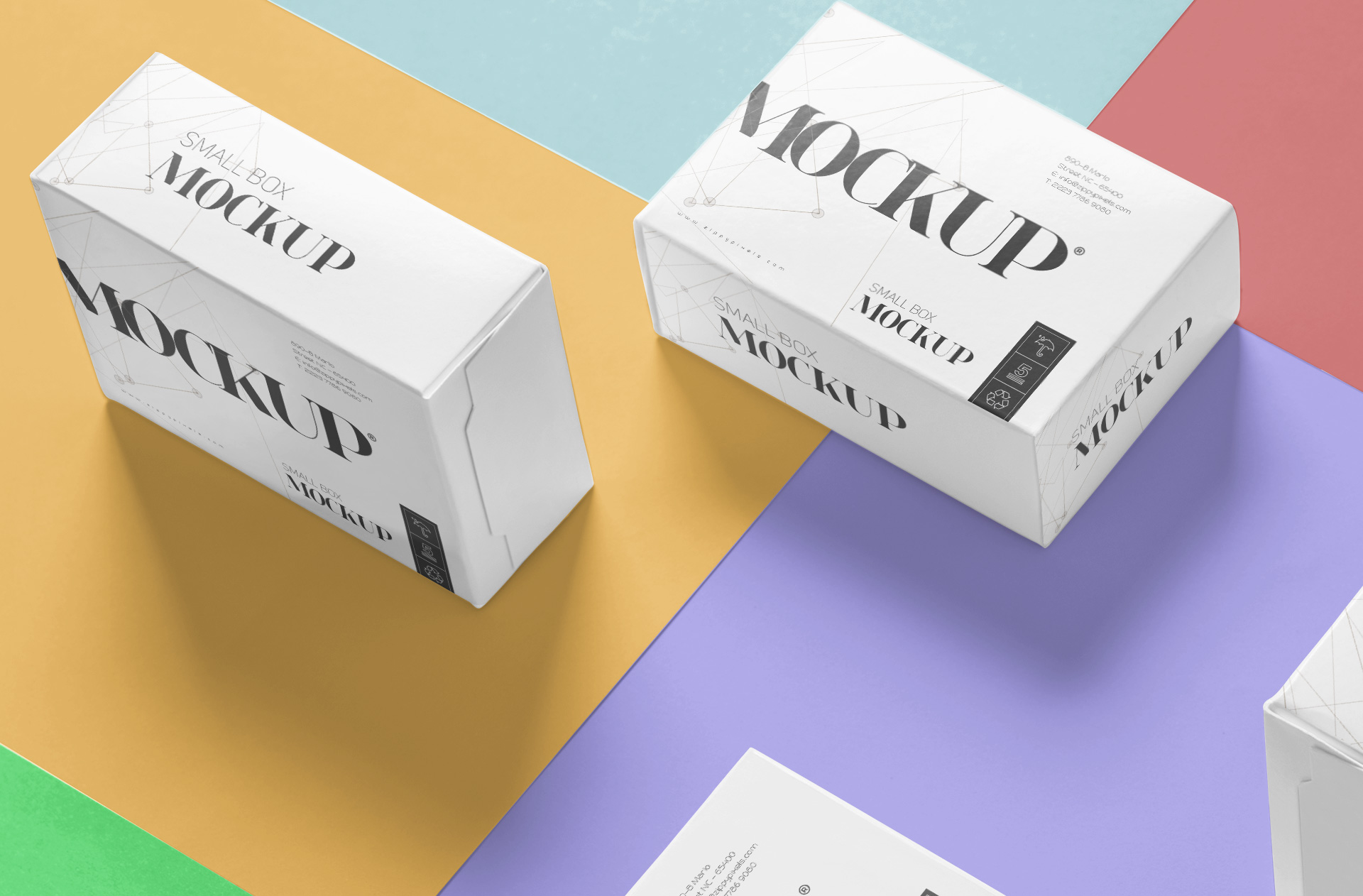 box packaging mock-up