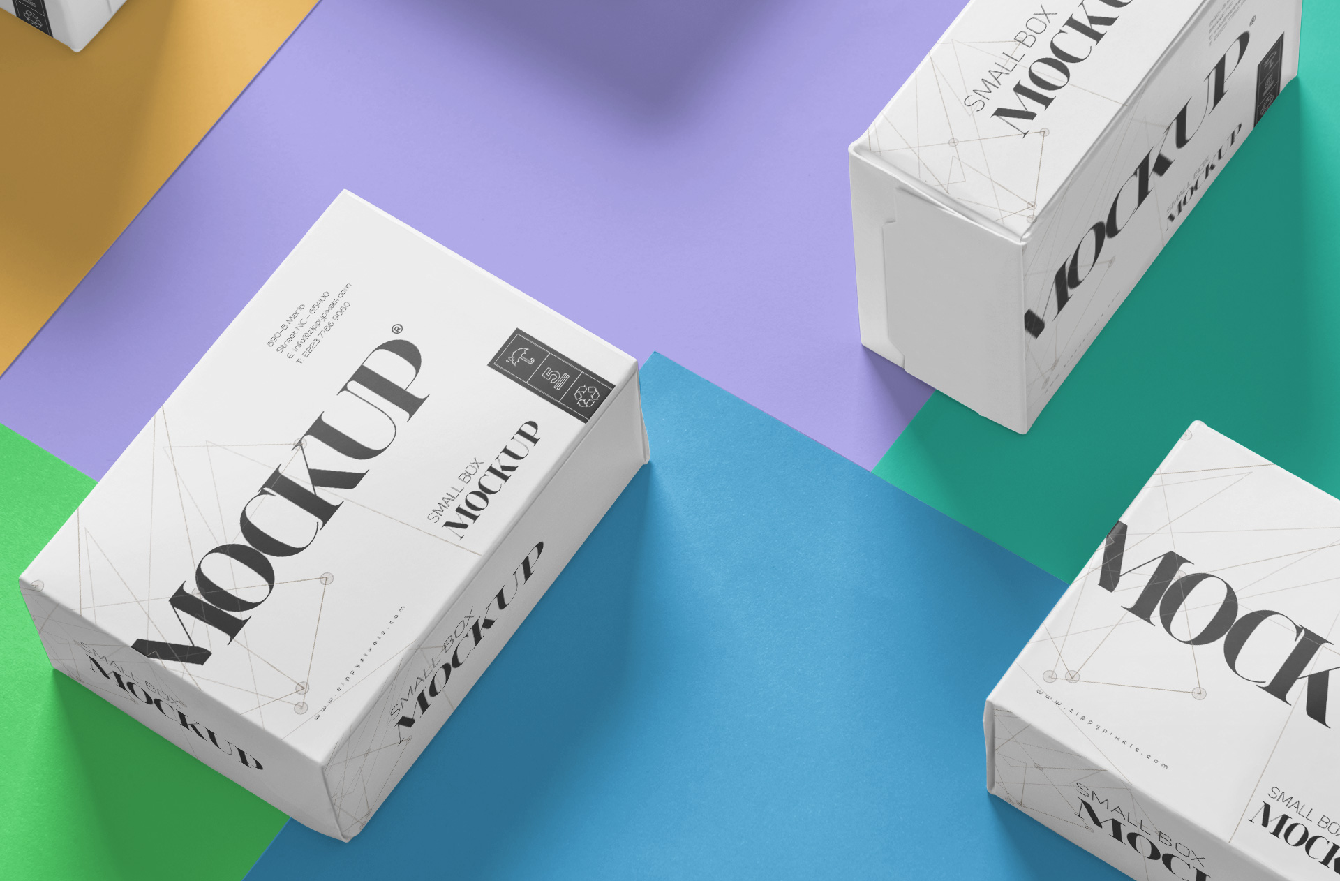 box packaging mock-up