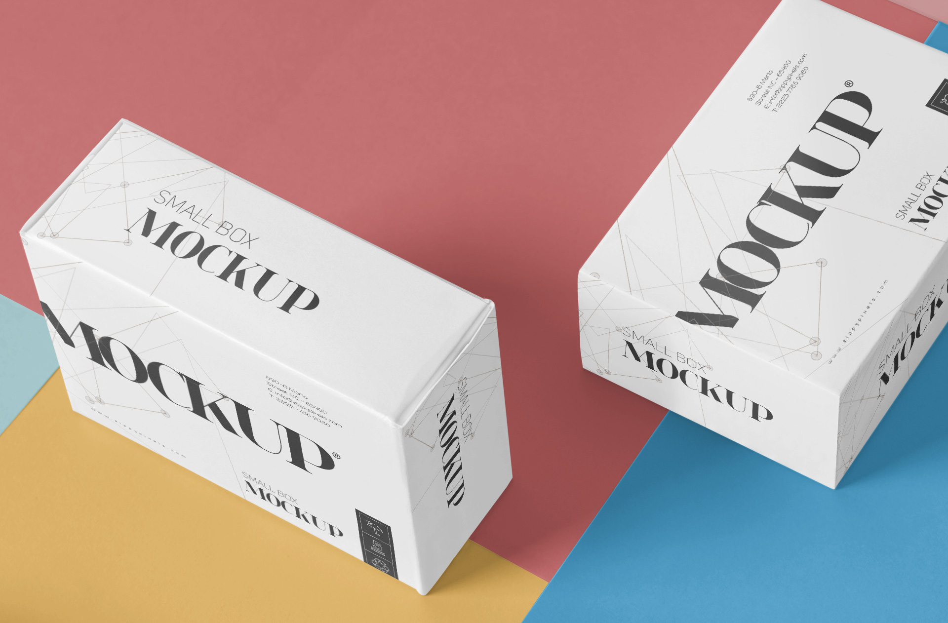 box packaging mock-up