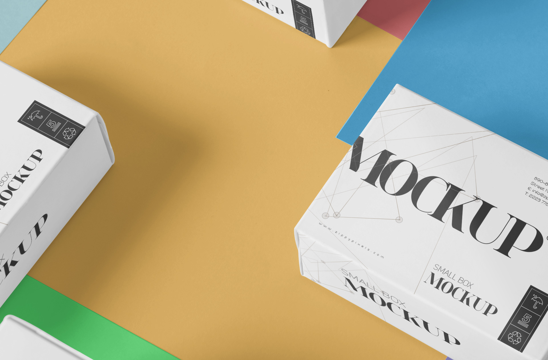 box packaging mock-up