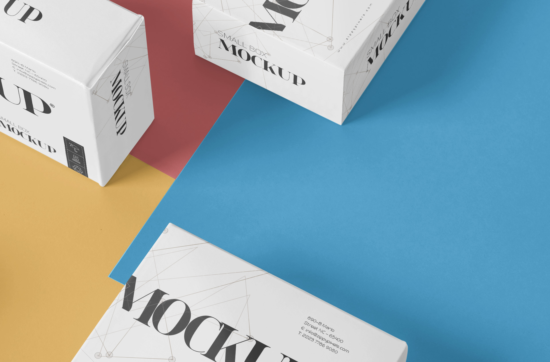 box packaging mock-up