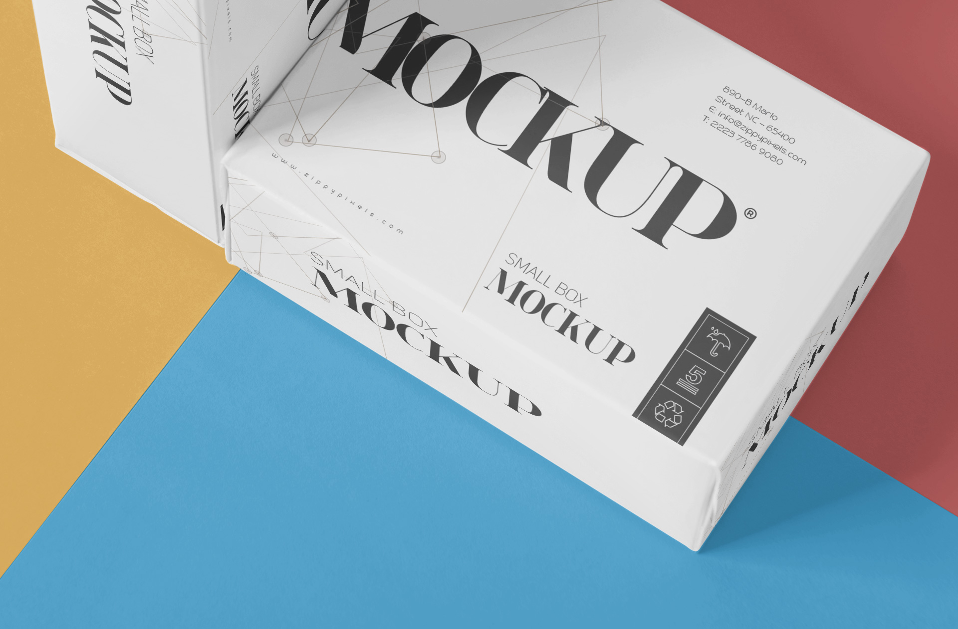 box packaging mock-up