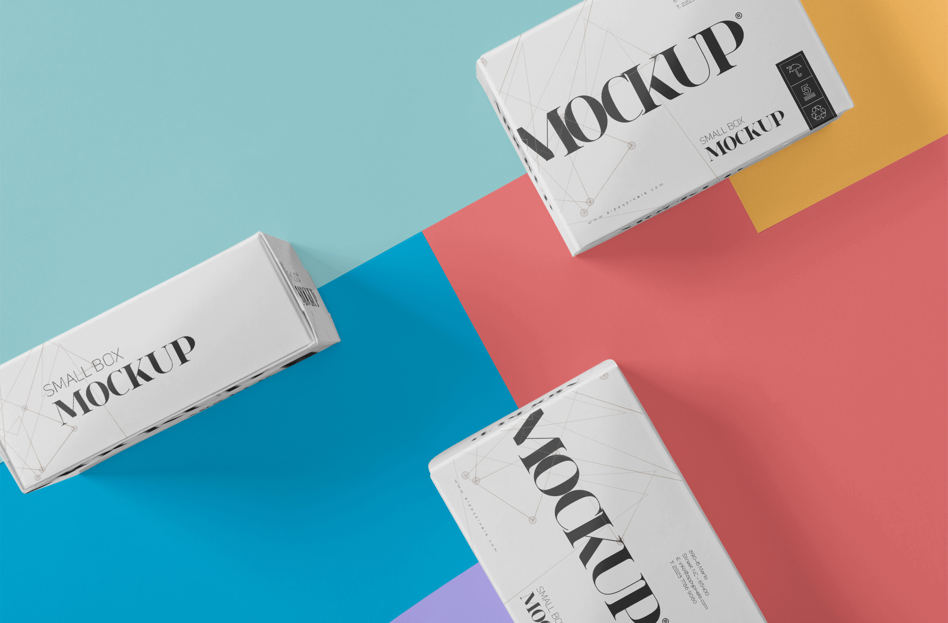 Floating Small Box Mockup – Professional Design