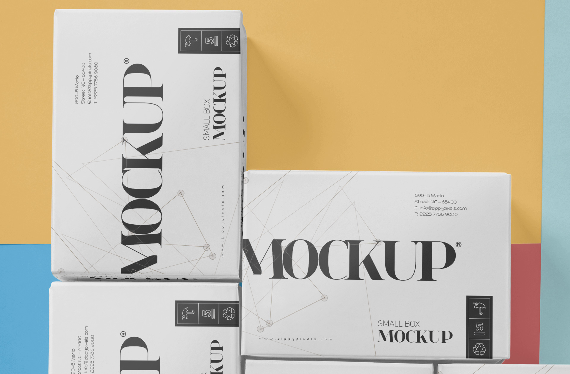 box packaging mock-up