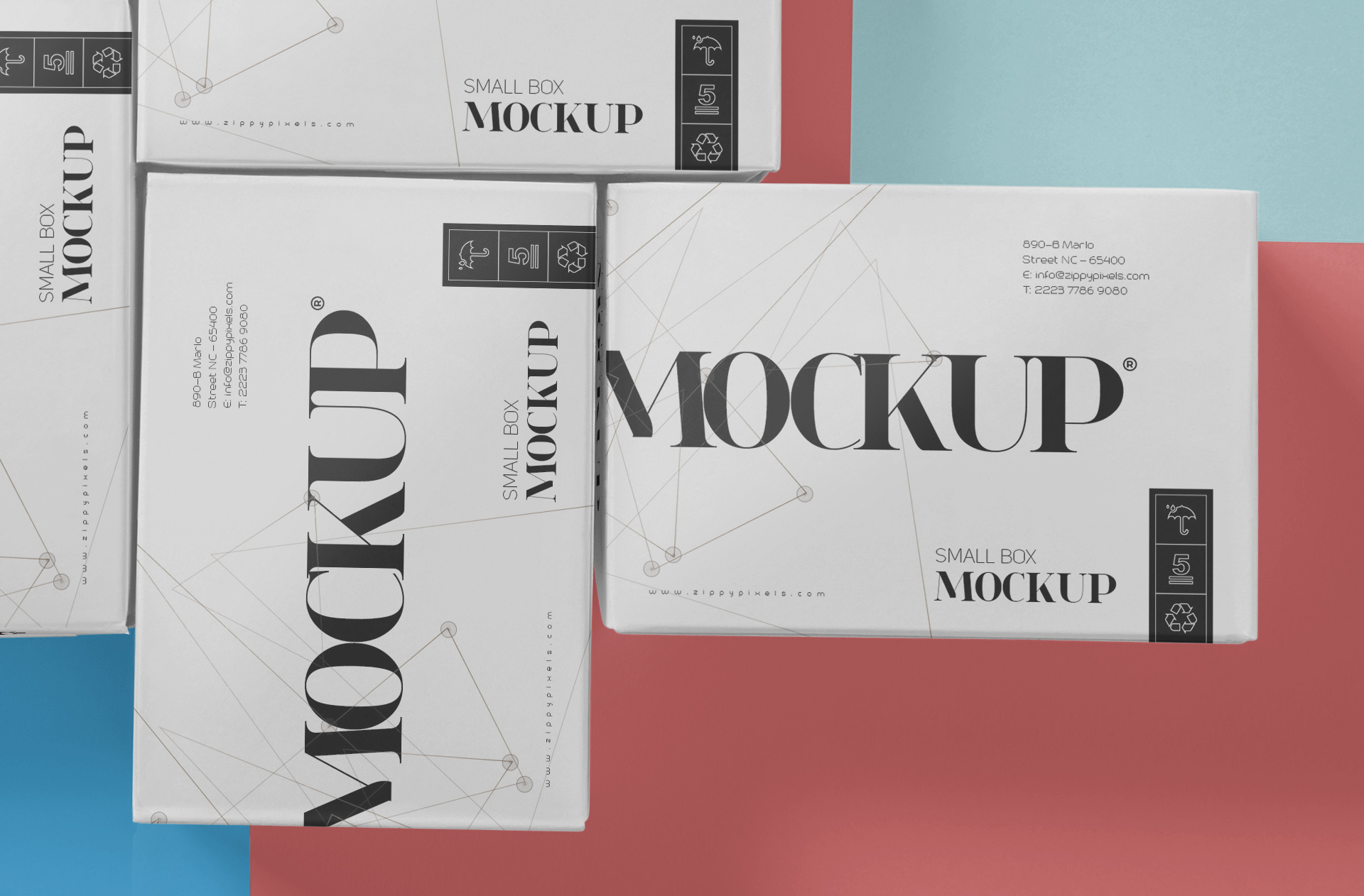 box packaging mock-up