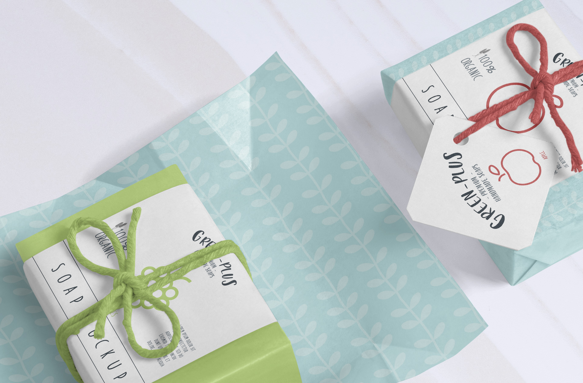 handmade soap mockup