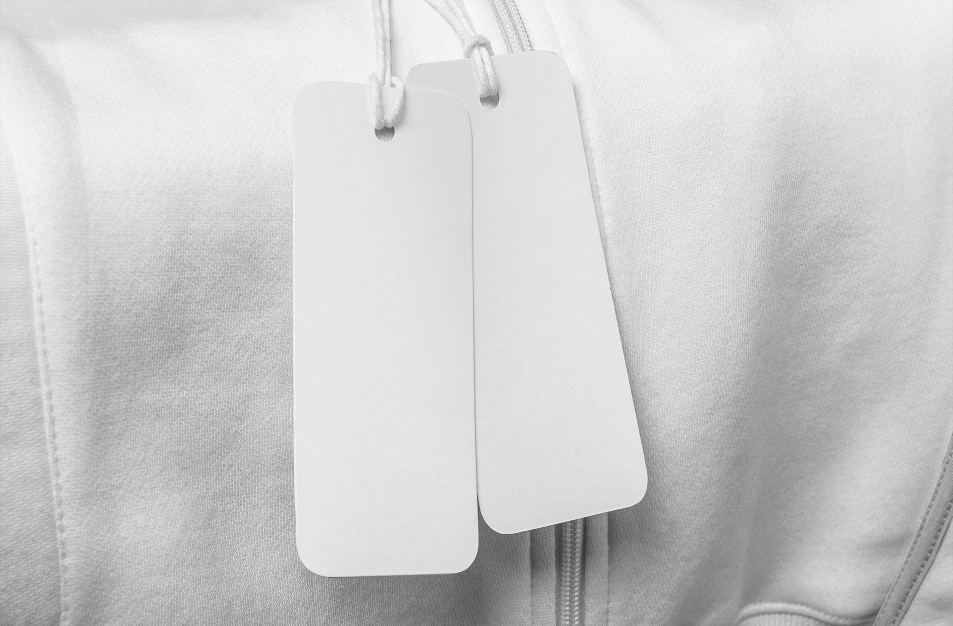 clothing label PSD