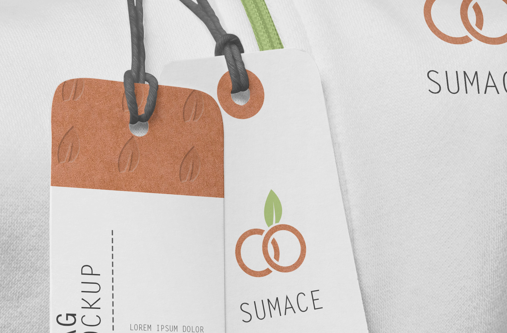 clothing label PSD