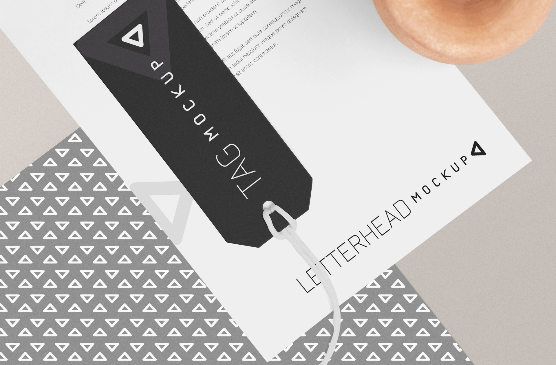 boutique label mockup