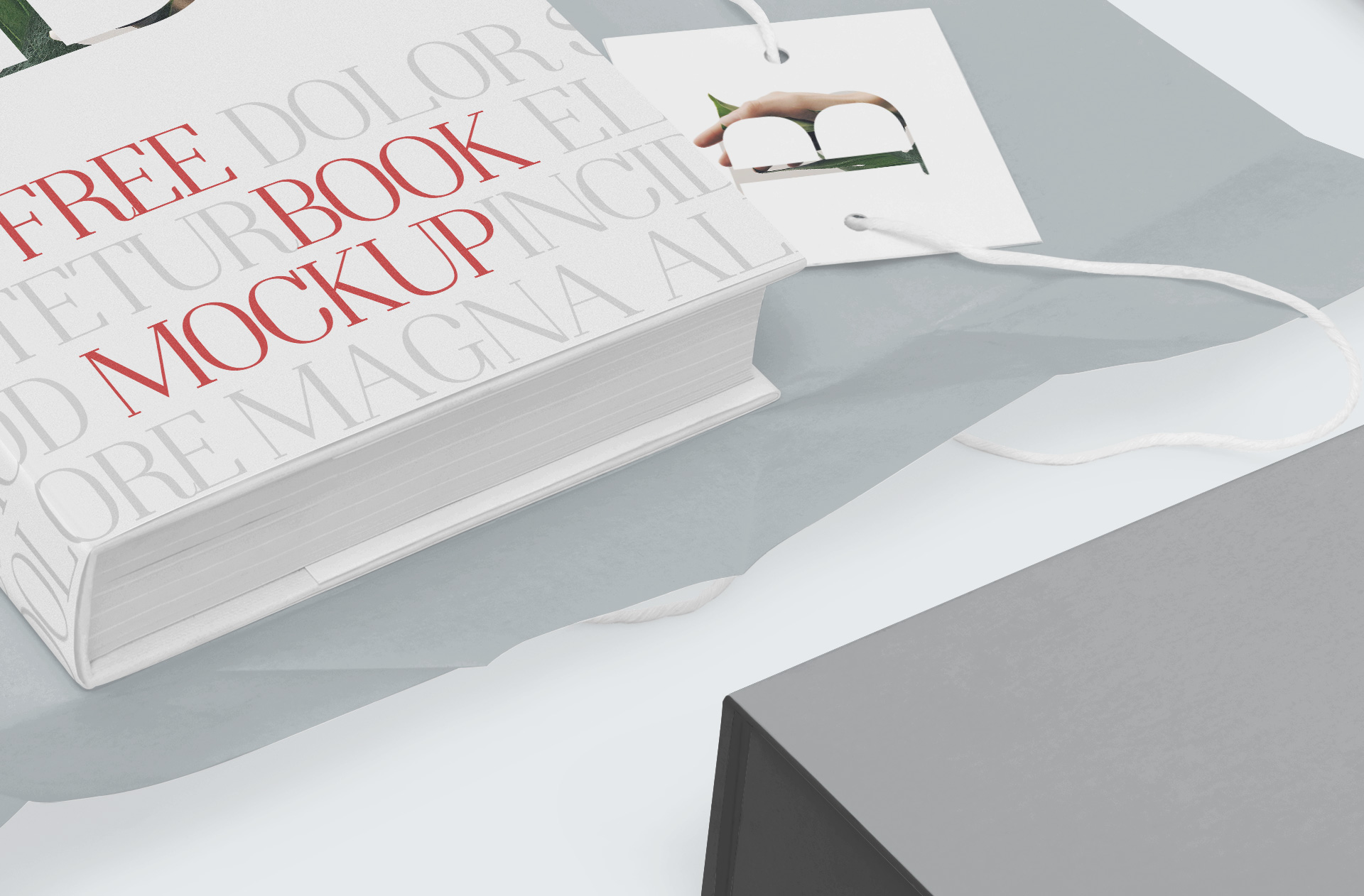 book advertisement mockup