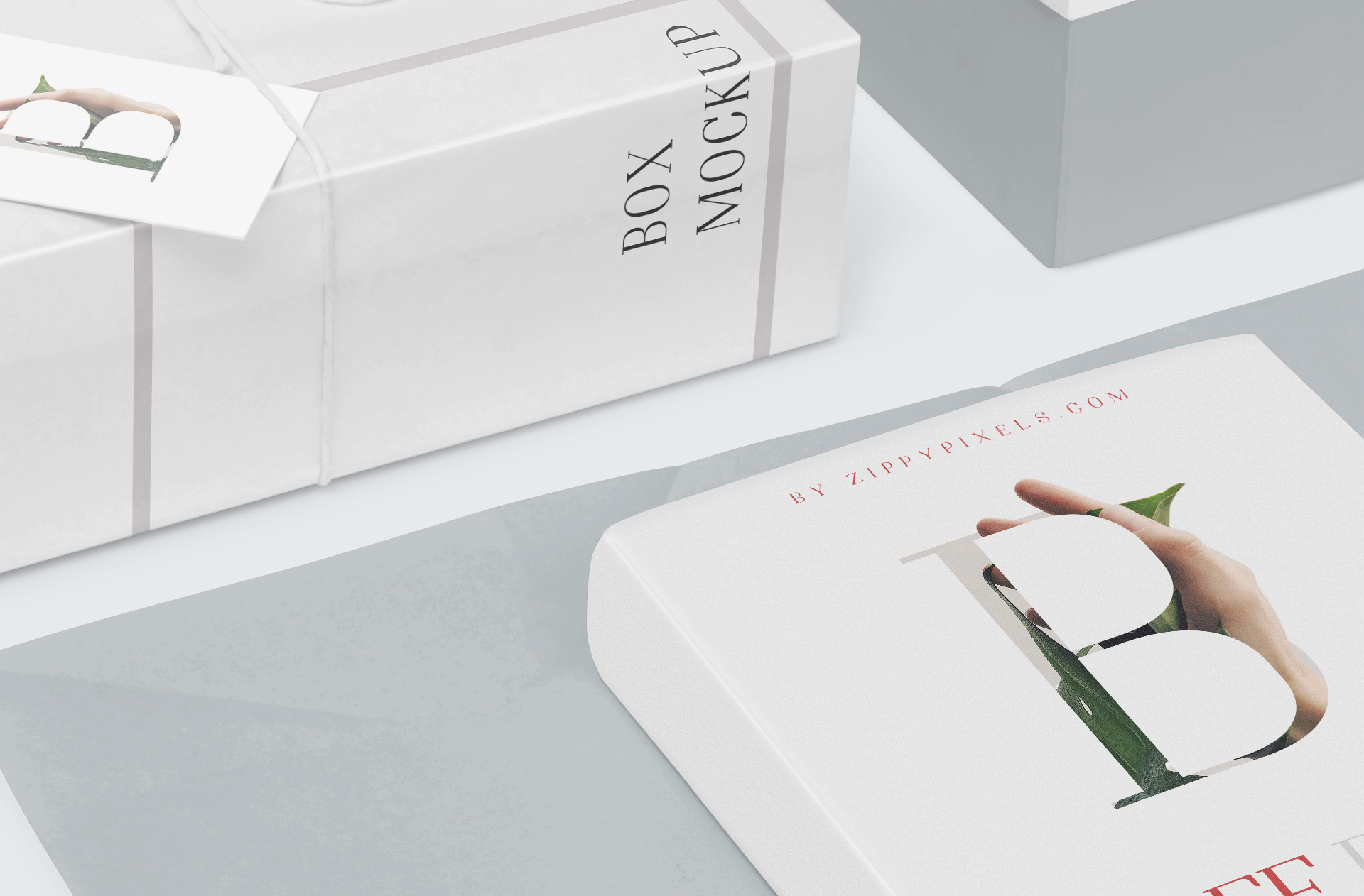 book advertisement mockup