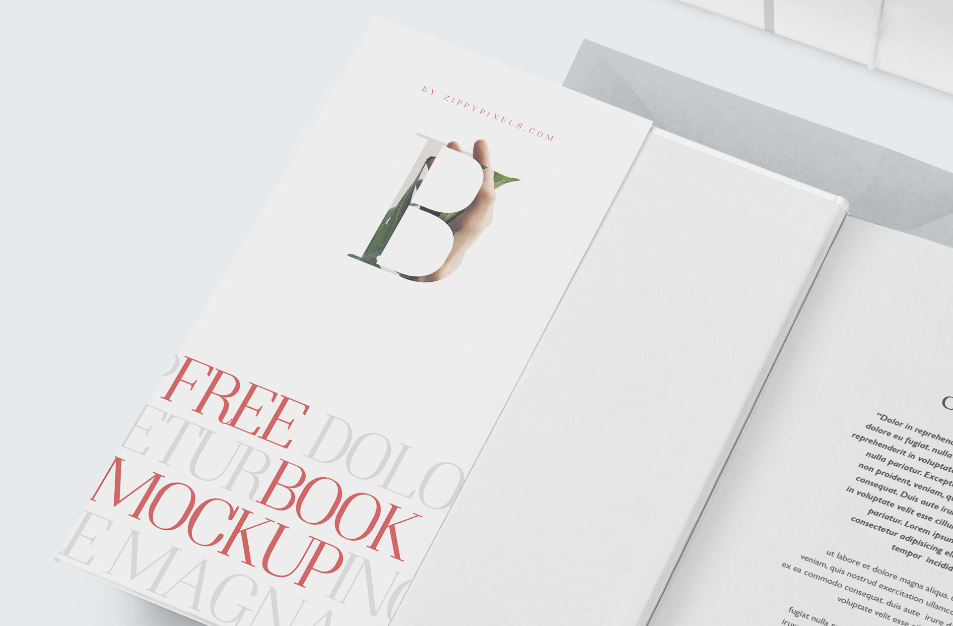 book advertising PSD