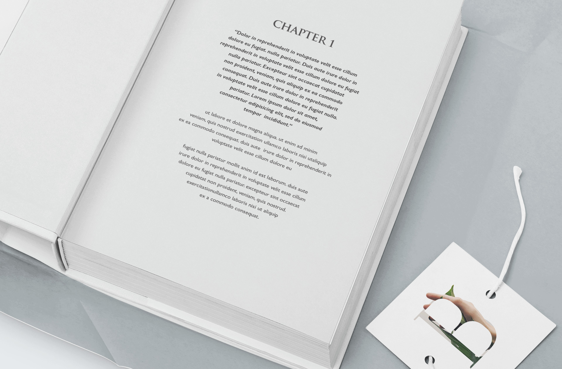 book advertising PSD
