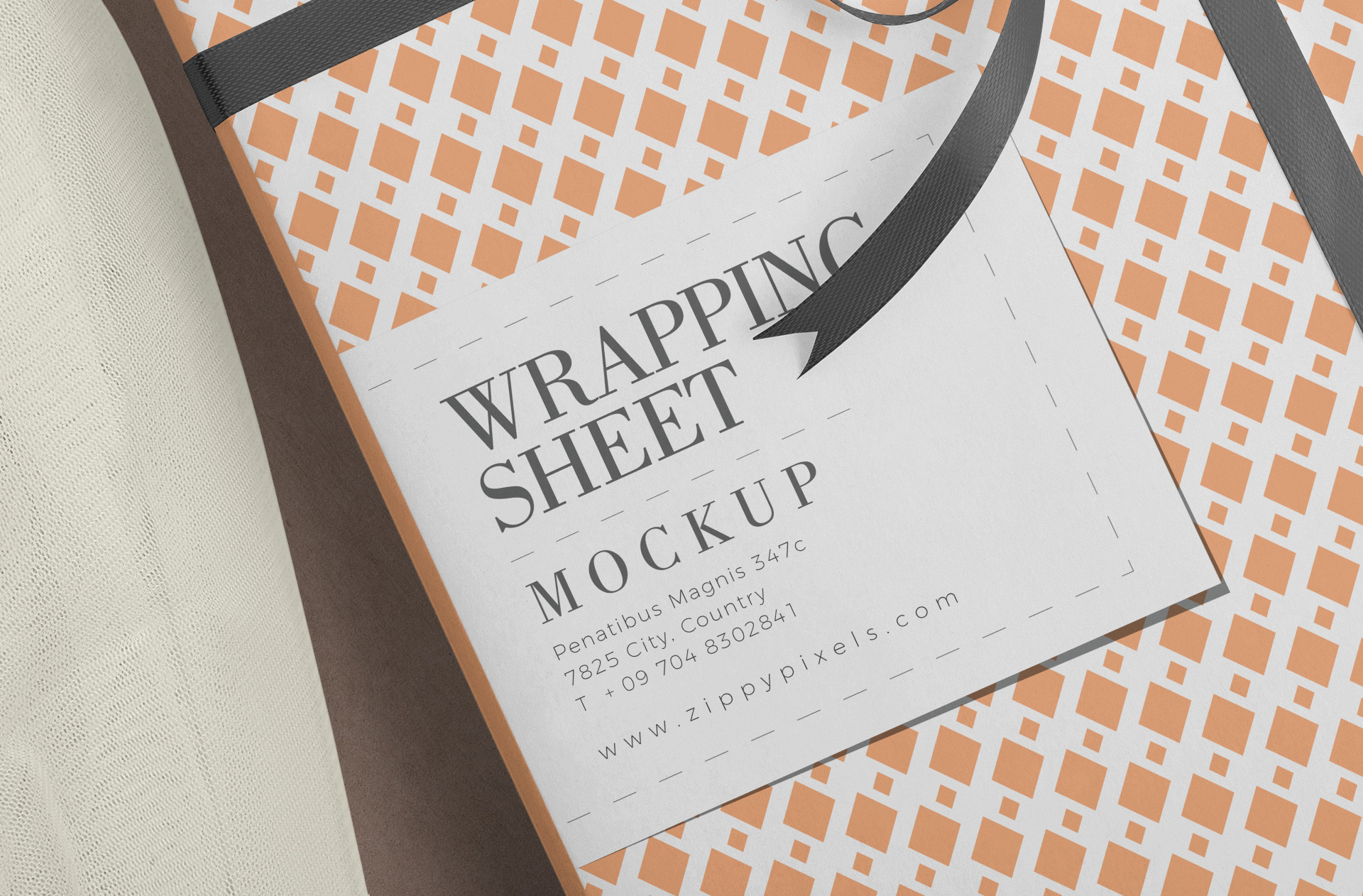 elegant paper mockup