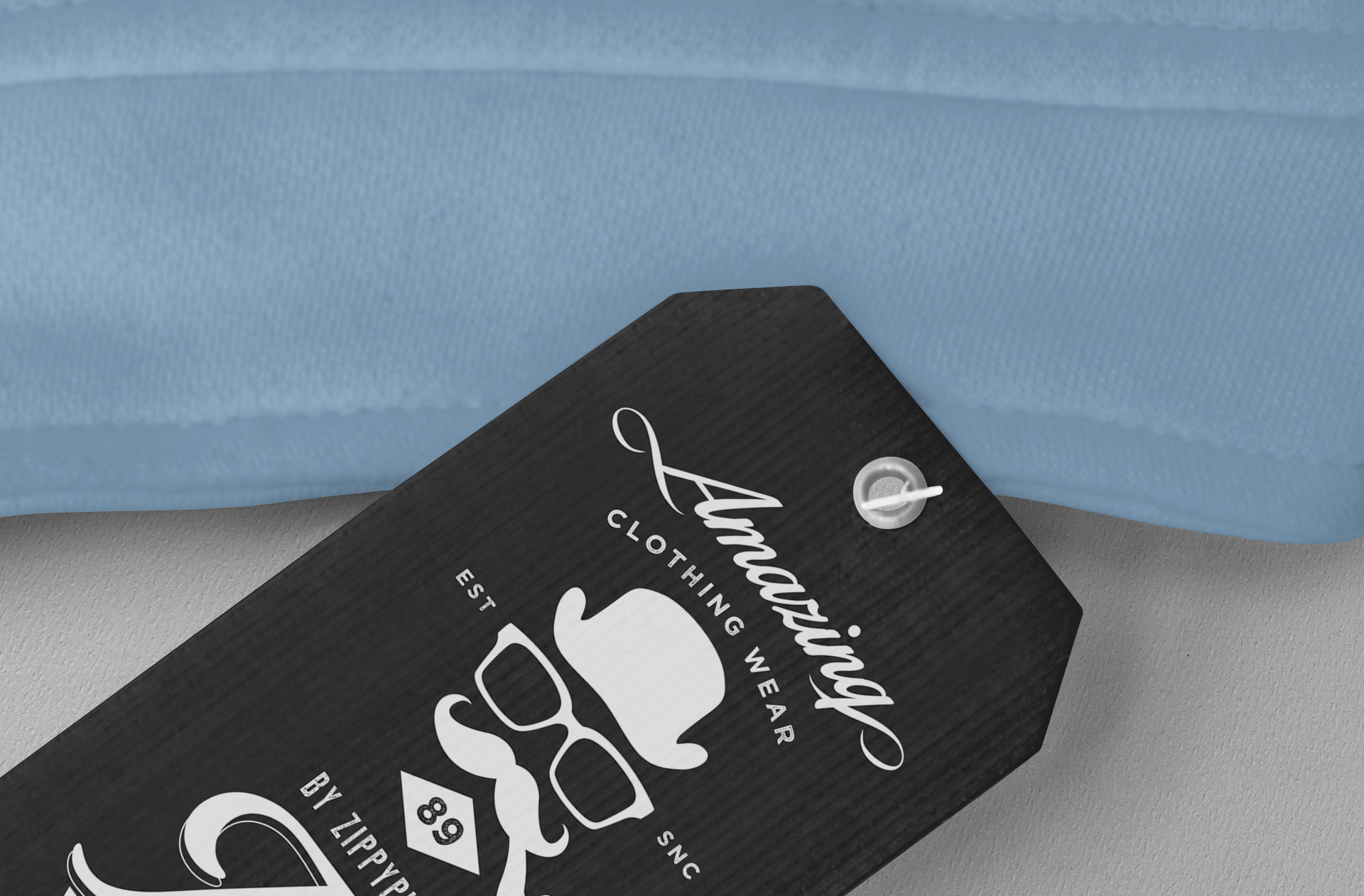 elegant hang tag design