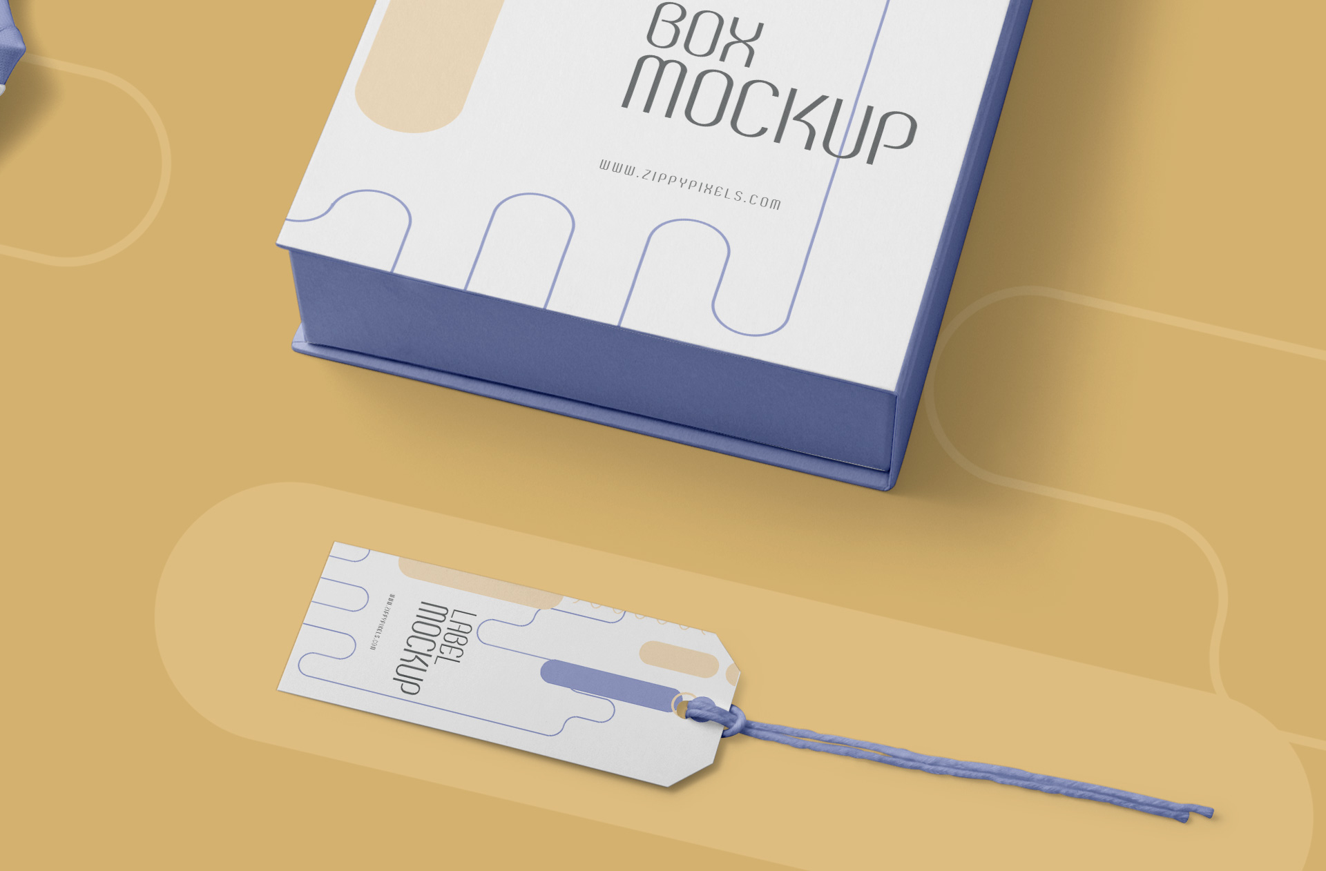 custom clothing tag PSD