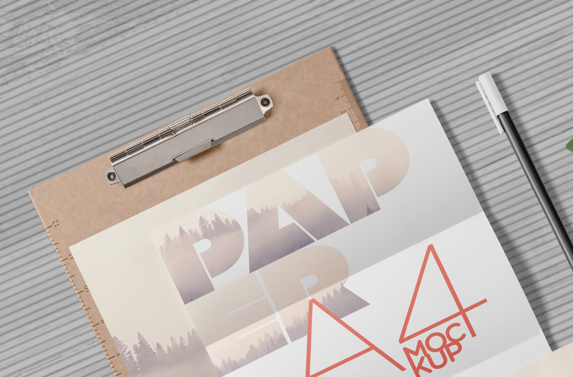 business paper mock-up