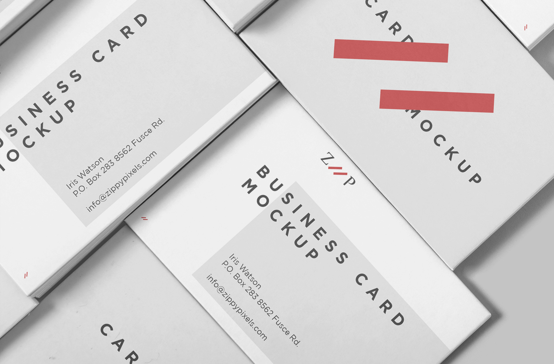 business card mockup