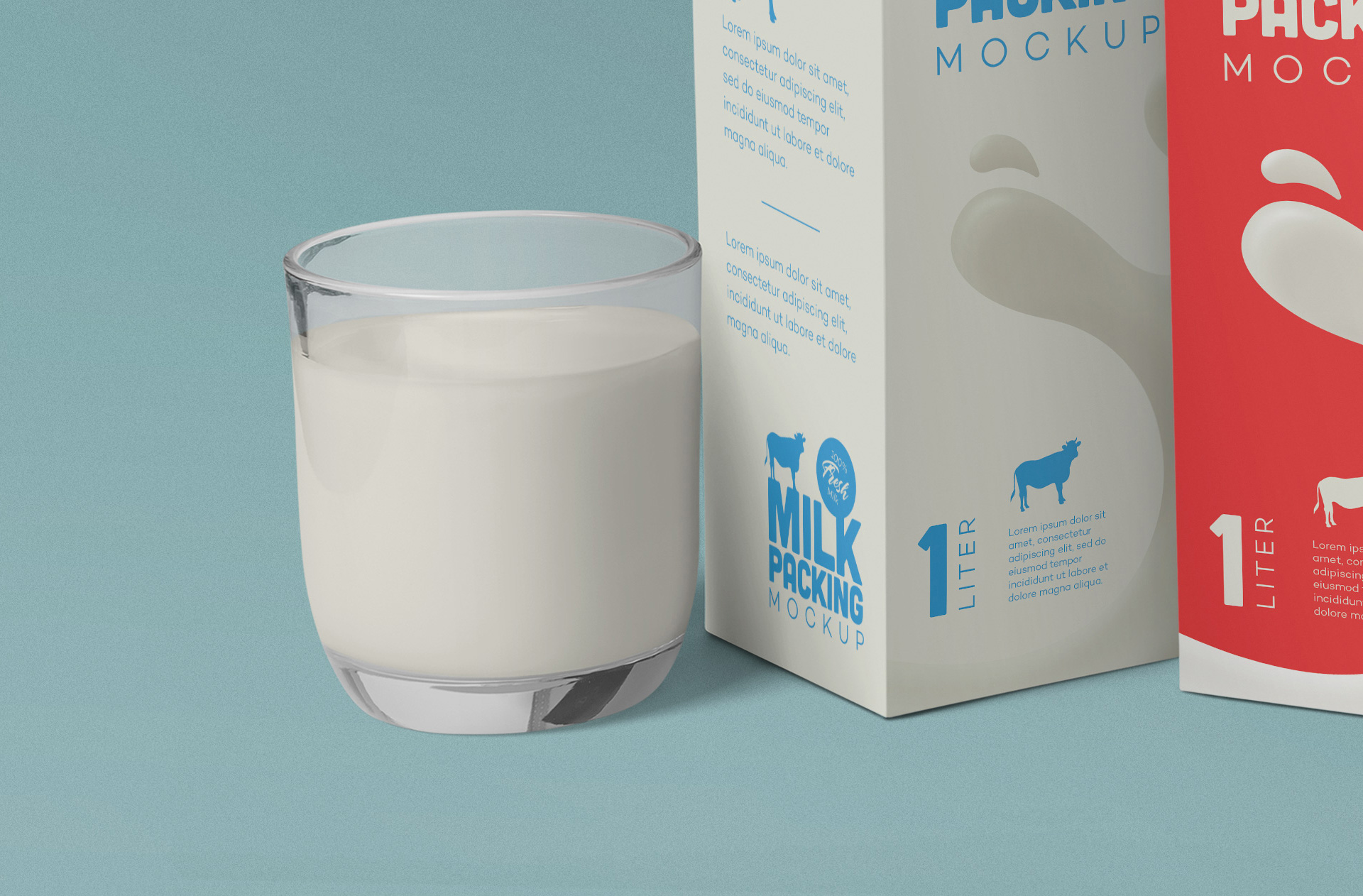 beverage branding mockup