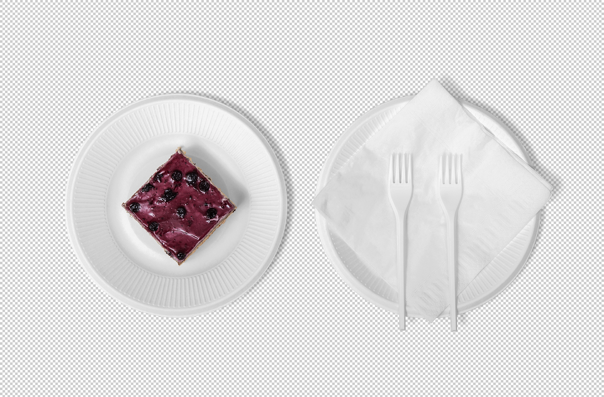 biodegradable plate mockup