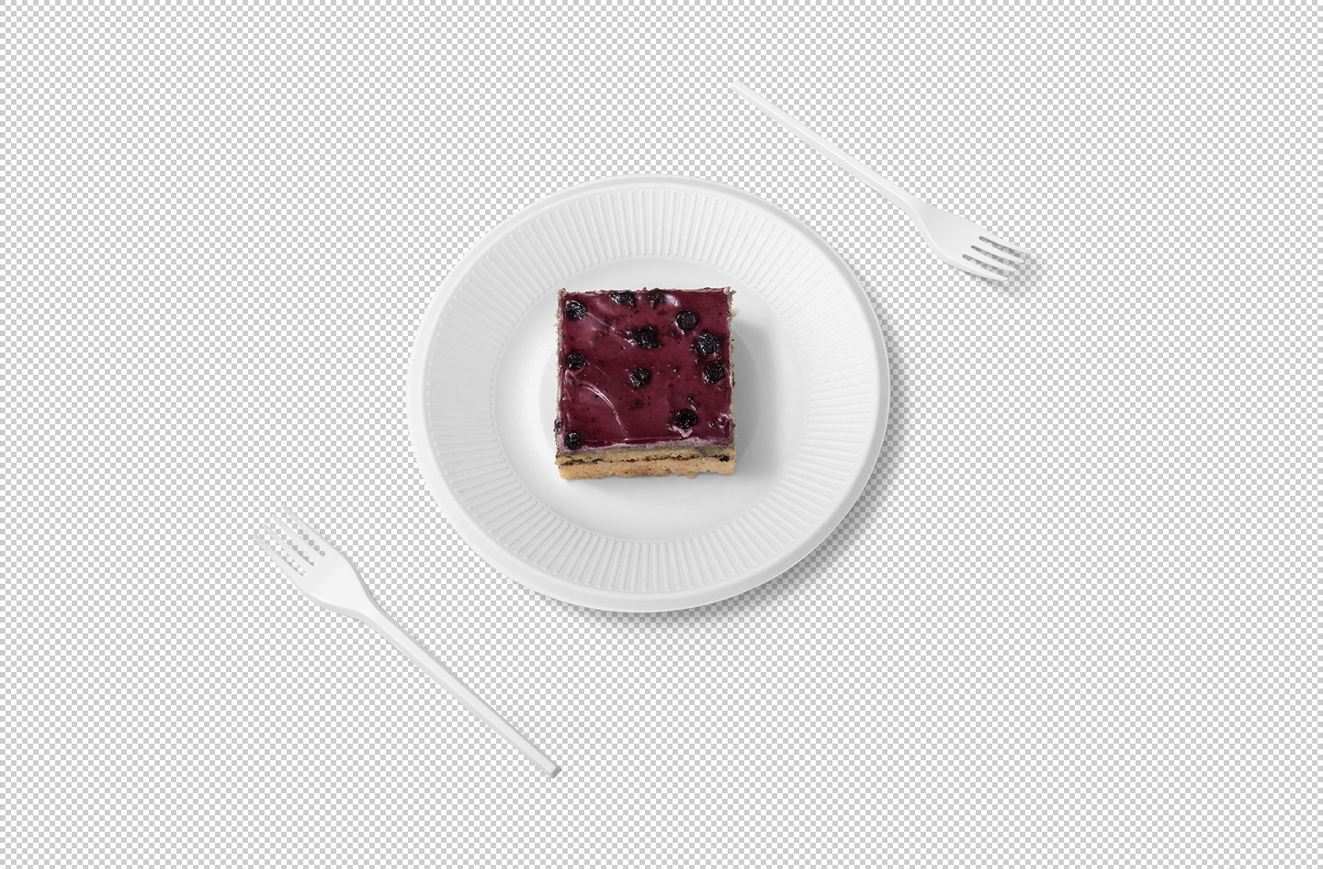 biodegradable plate mockup