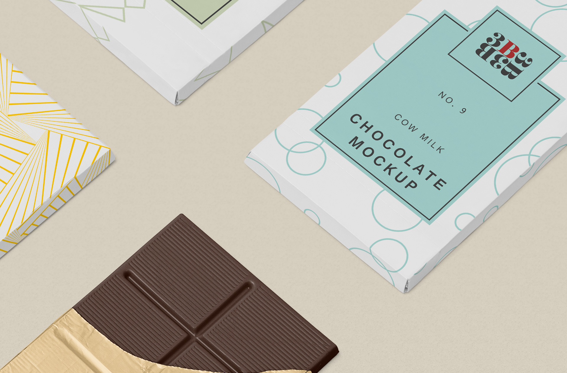chocolate bar mock-up