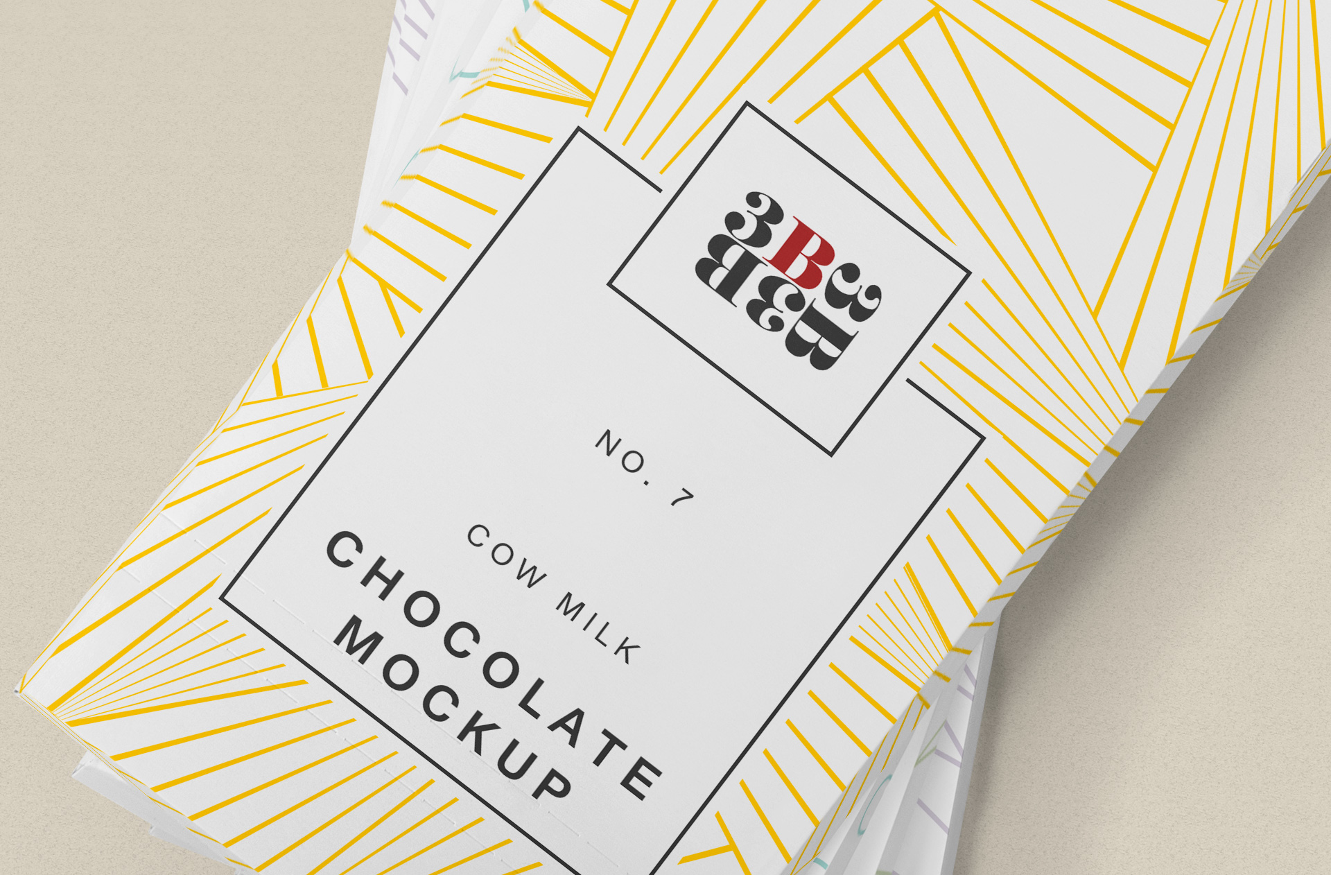 chocolate bar mock-up