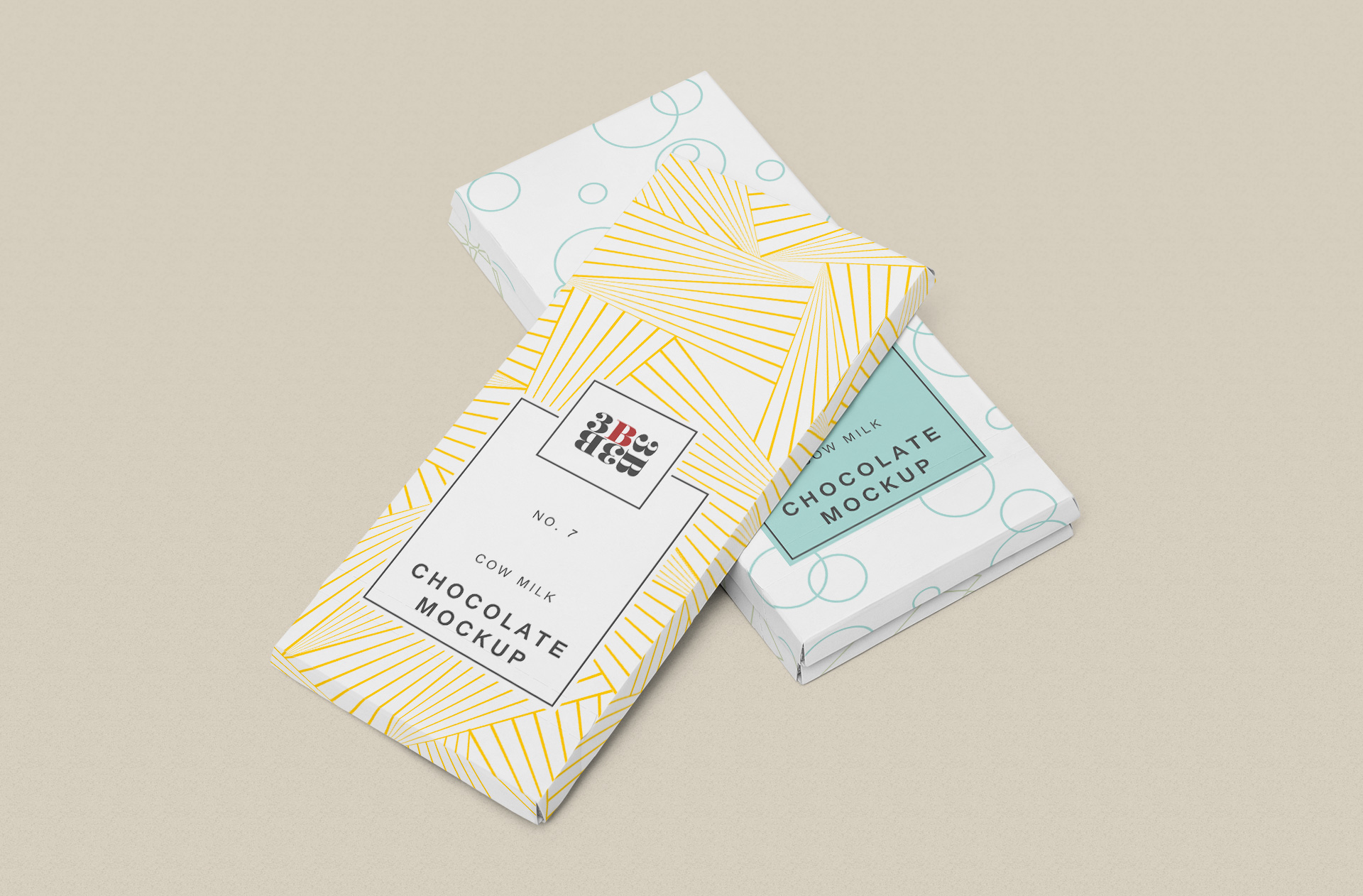 Stylish Chocolate Packaging Mockup with Minimalist Design