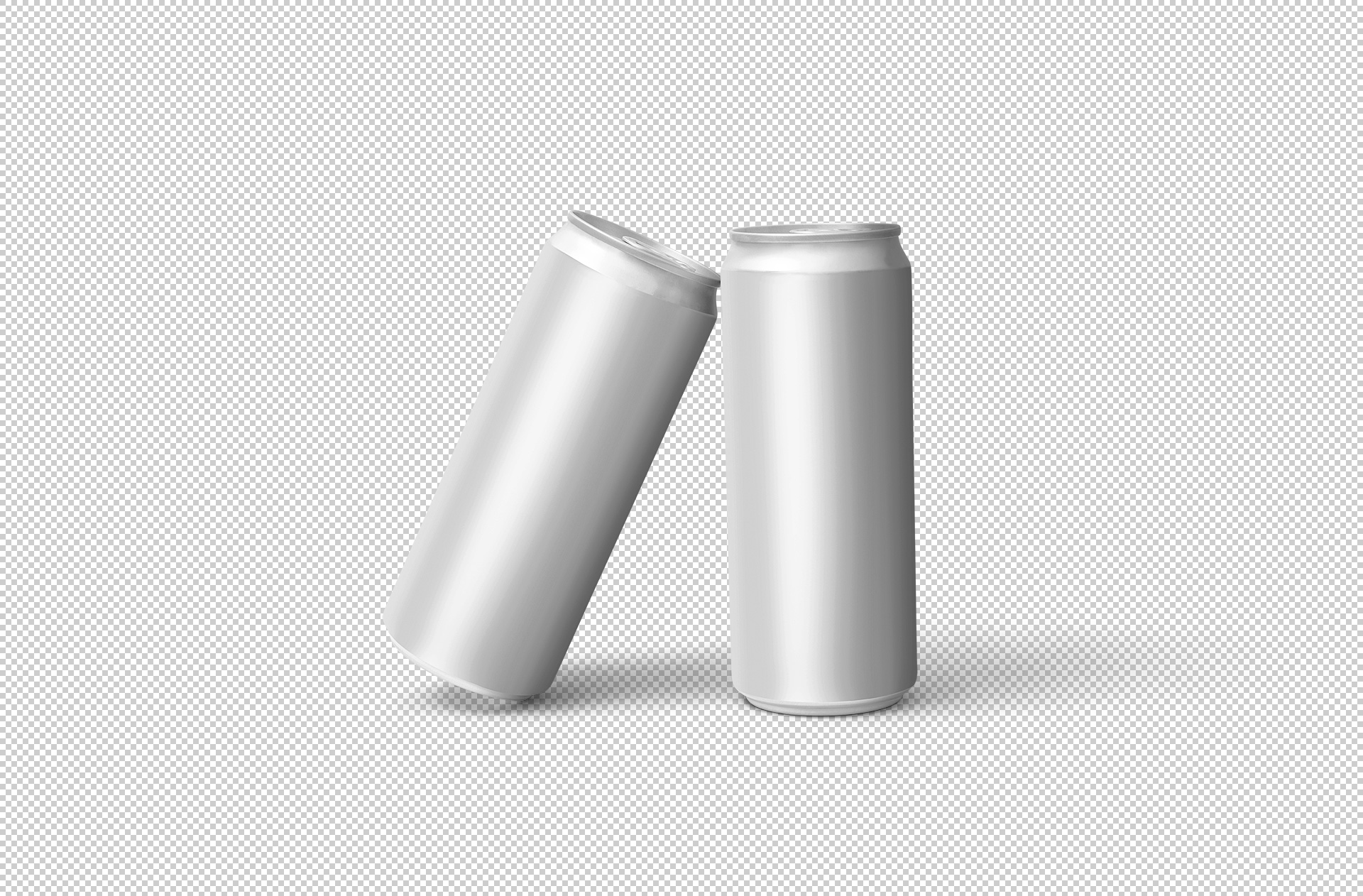 3D soda can mockup