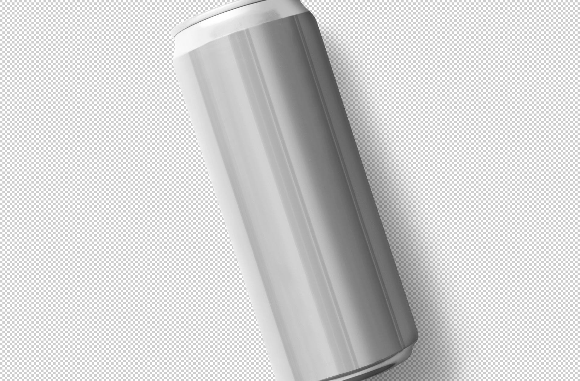 beer can branding mockup