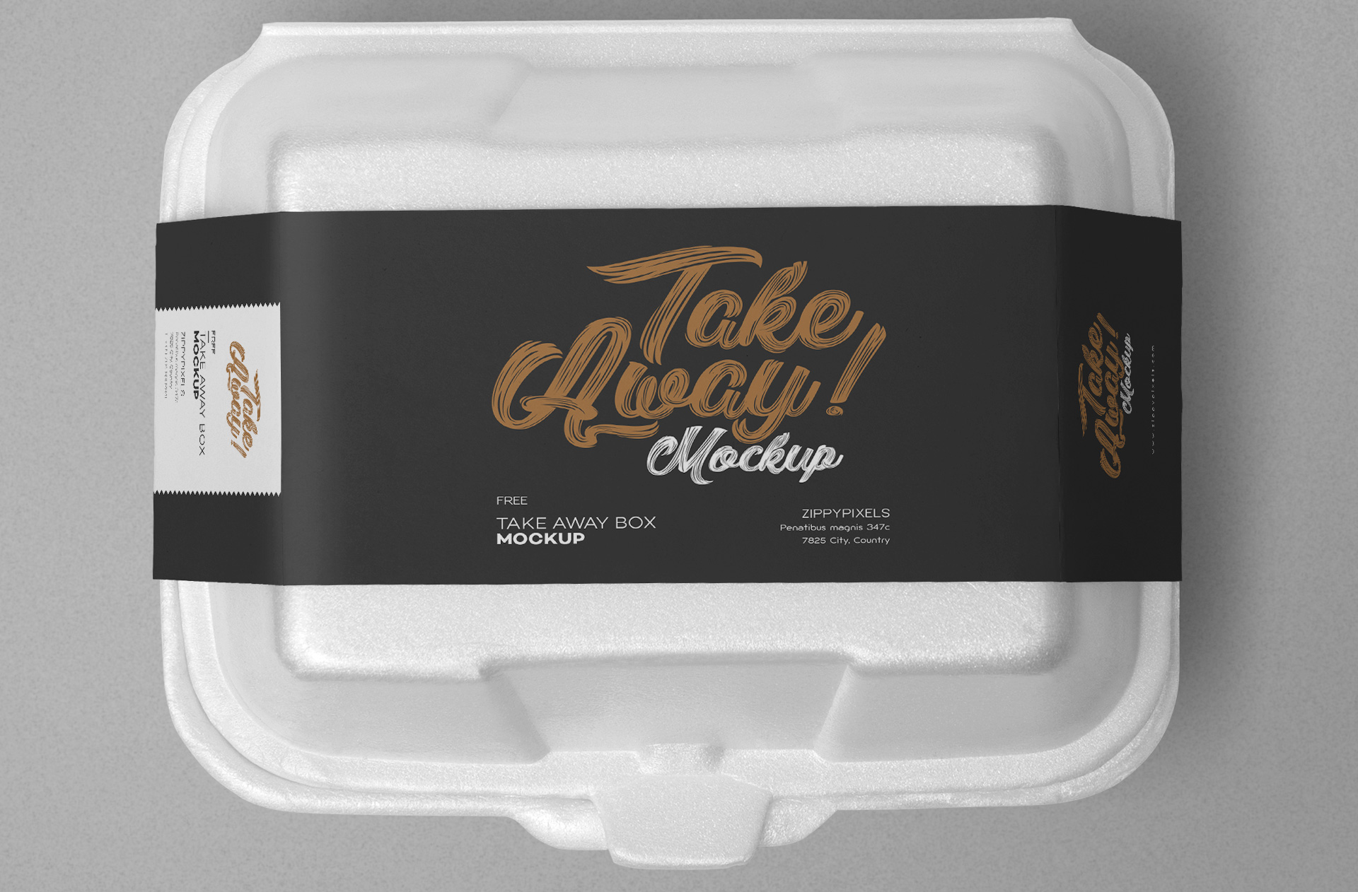 catering food box mockup