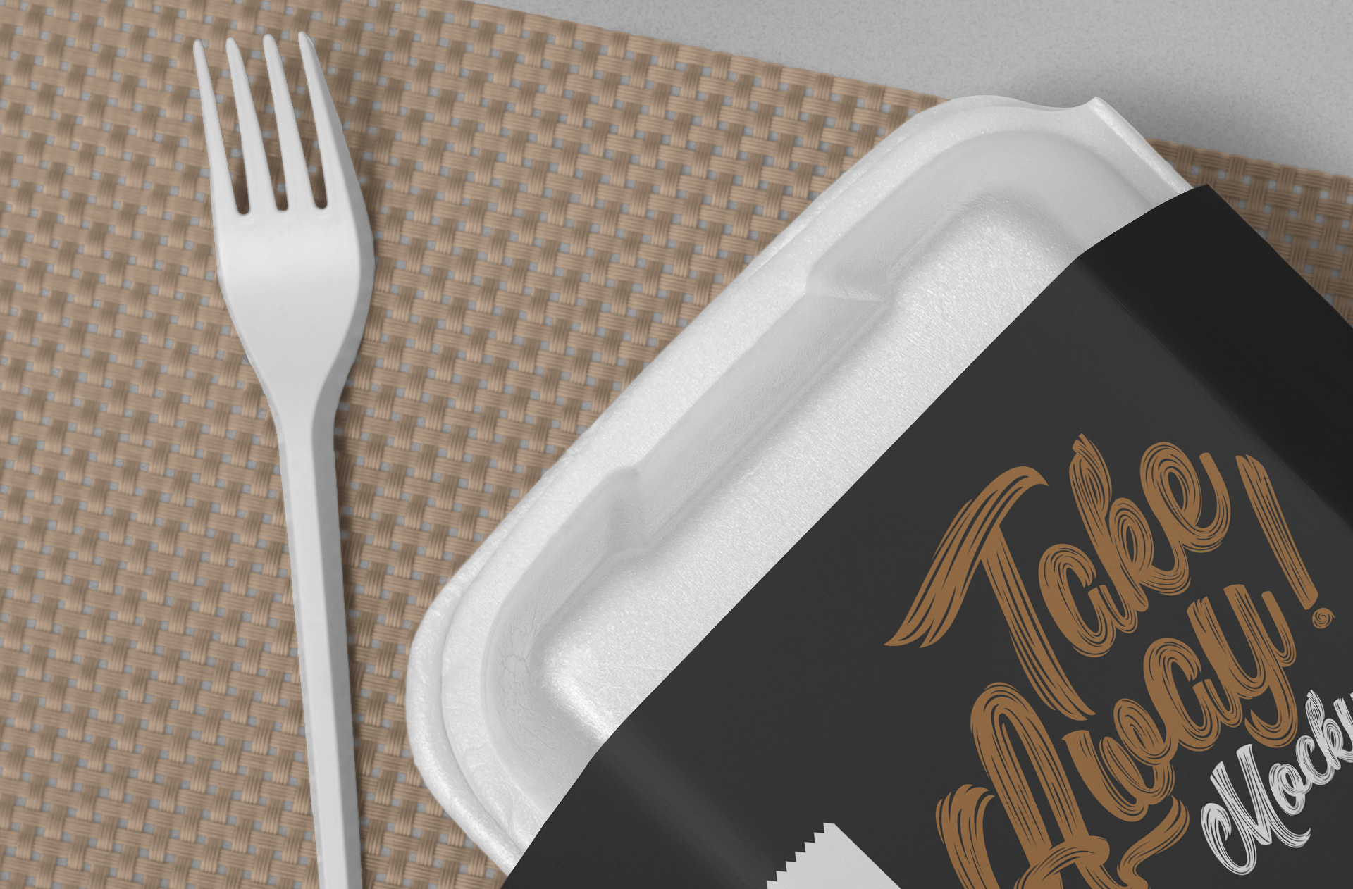 catering food box mockup