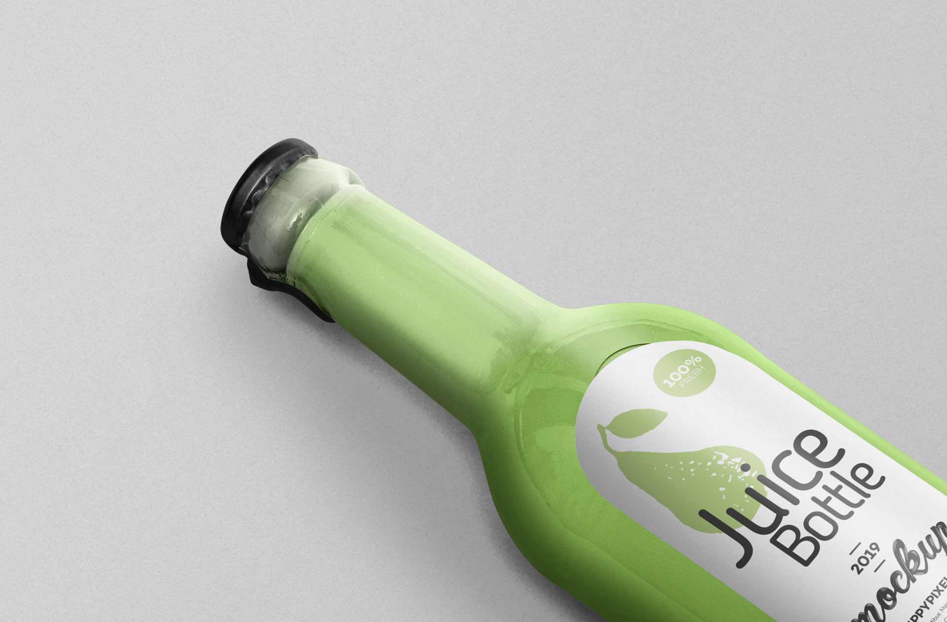 fruit juice packaging mockup