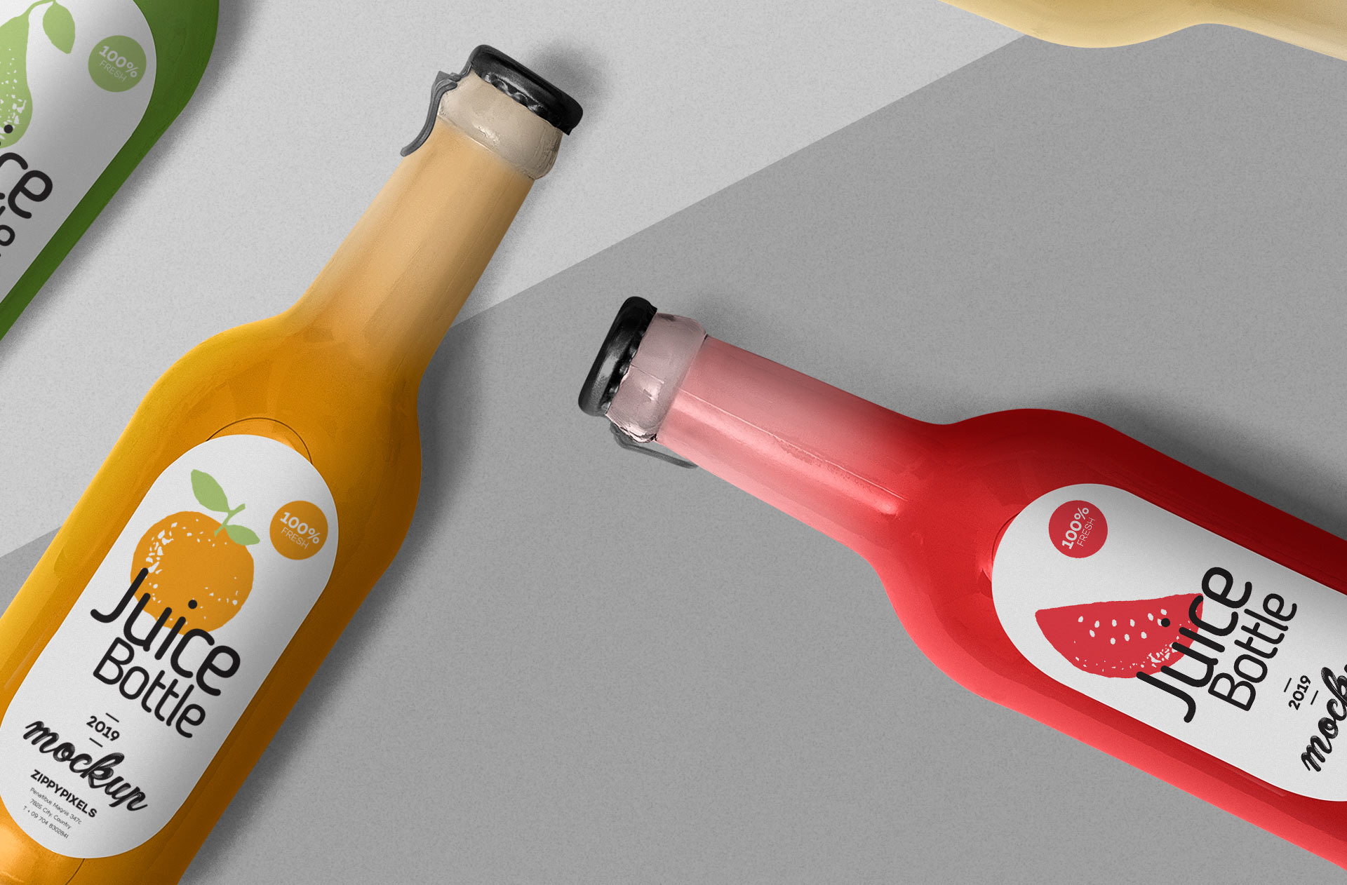 floating product mock-up