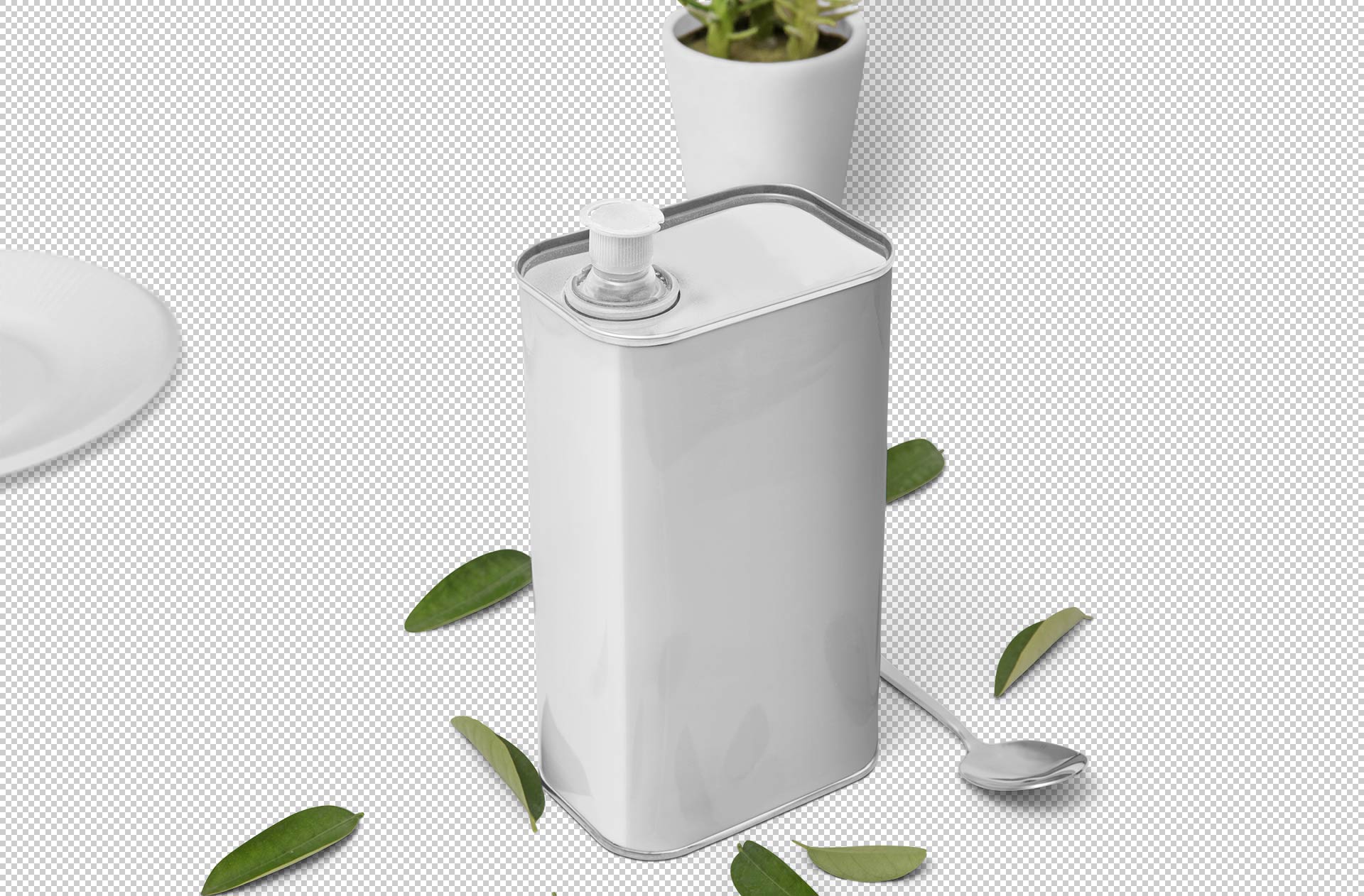 3D tin container