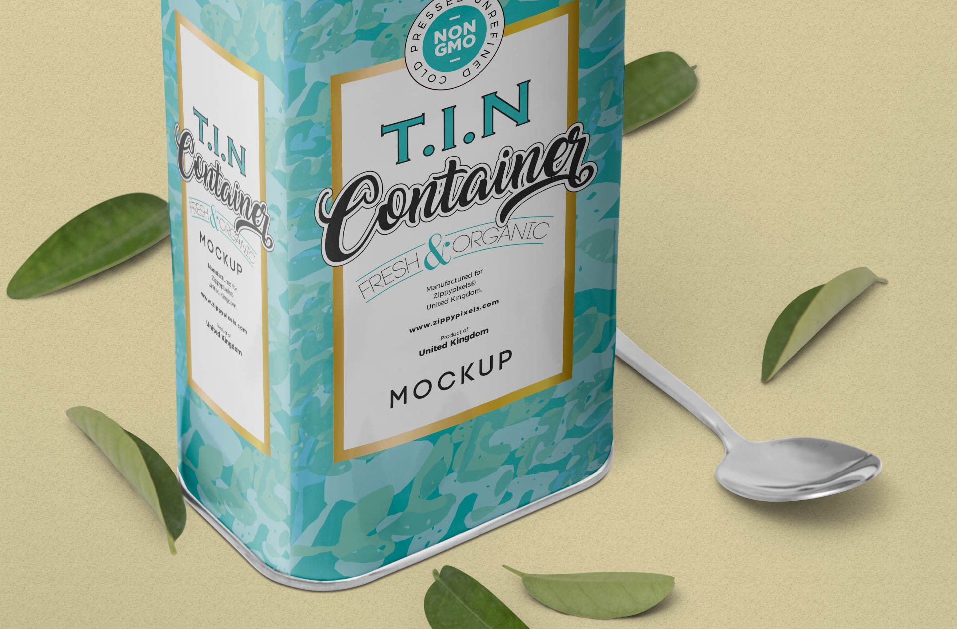 3D tin container
