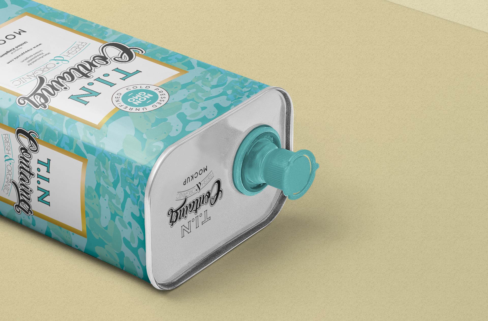 3D tin container