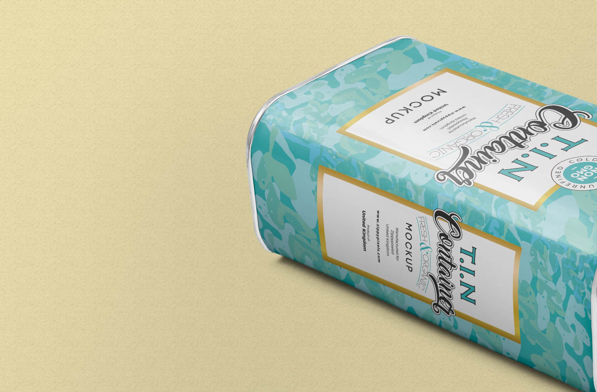 3D tin container
