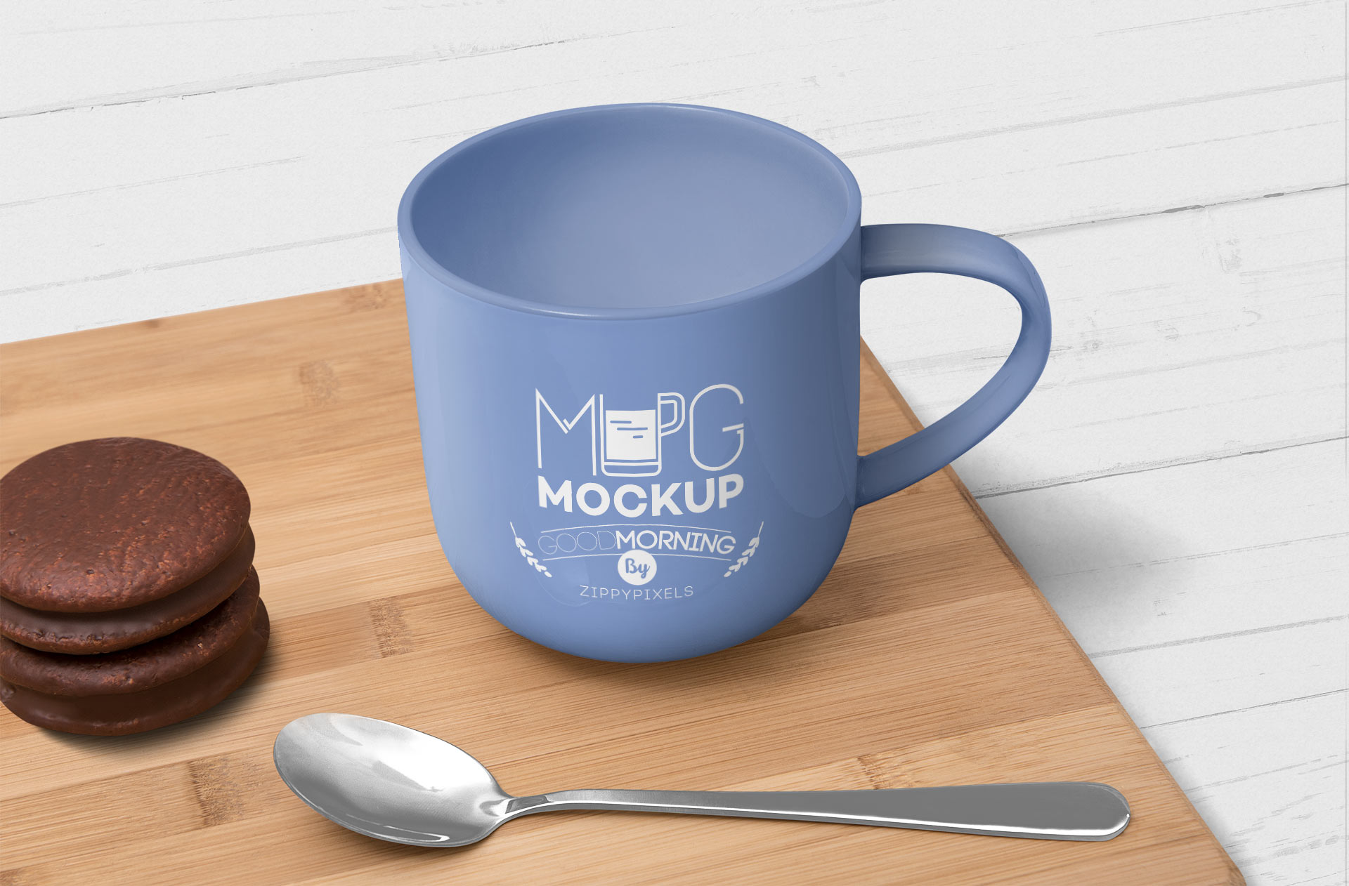 Realistic Ceramic Mug Mockup for Branding