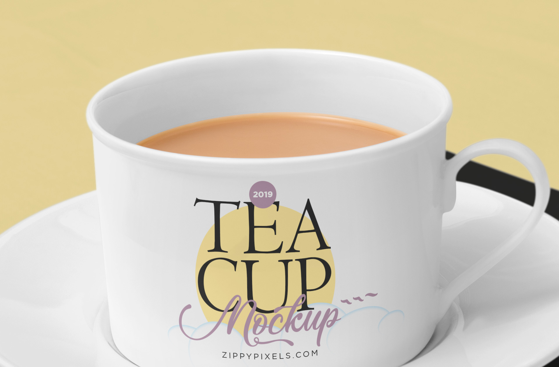 3D tea cup mockup